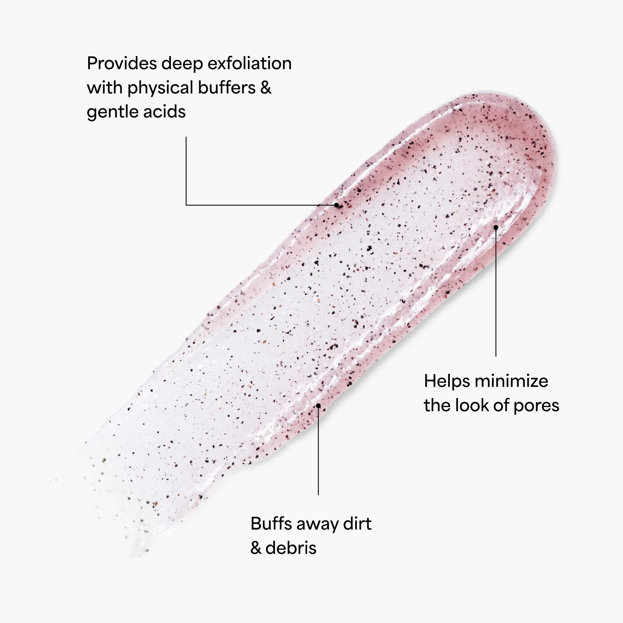 TULA Skin Care So Poreless Exfoliating Blackhead Scrub - Powerful and Gentle Exfoliation, Refreshing and Smoothing, Contains Probiotic Extracts, Volcanic Sand, Pink Salt, and Witch Hazel, 2.89 oz. - Image 8