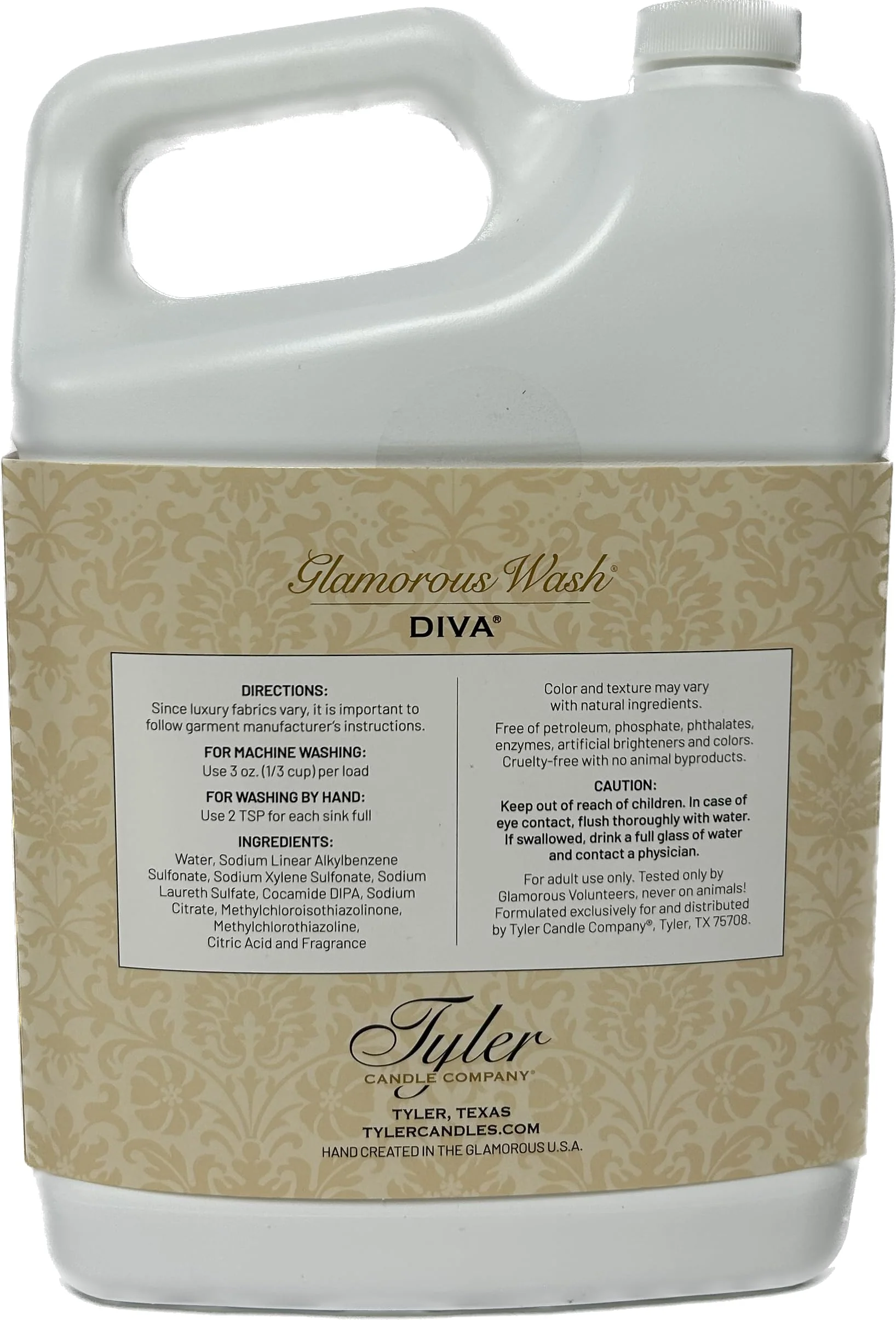 Tyler Gallon Glam Wash Laundry Detergent, Diva 128 Fl Oz (Pack of 1) - Image 2