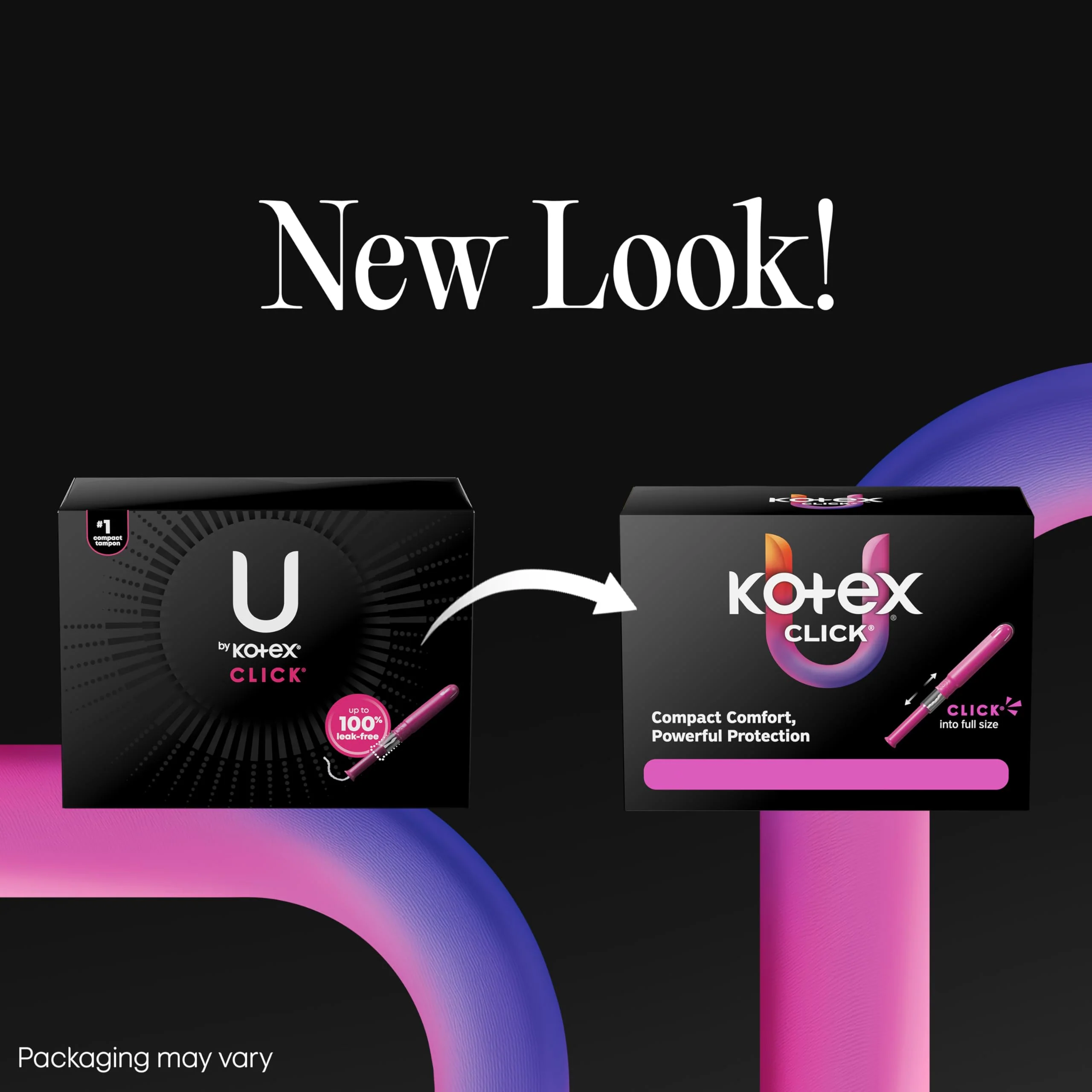 U by Kotex Tampons, Click Compact, Super Plus Absorbency, Unscented, 45 Count - Image 2