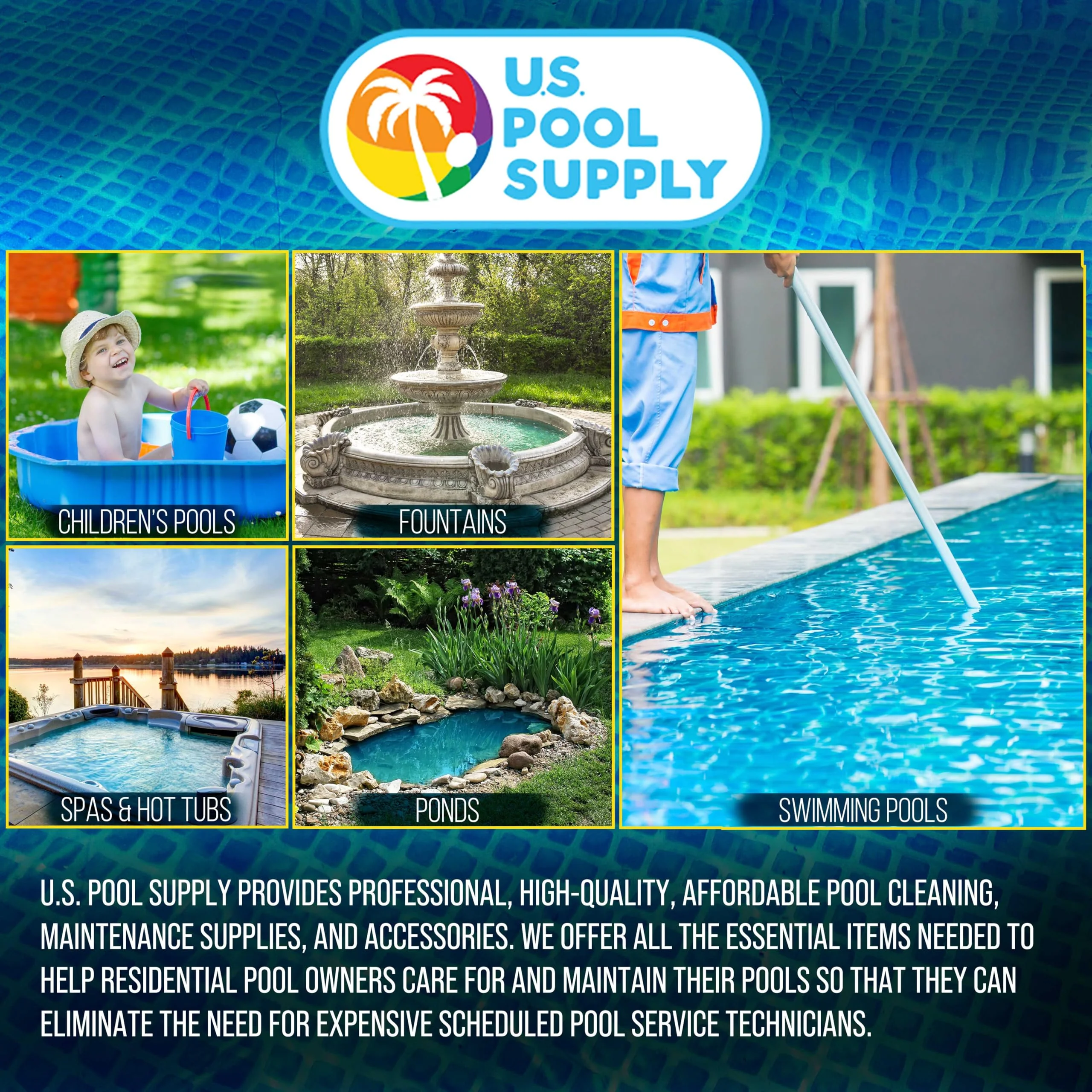 U.S. Pool Supply Above Ground Pool Hose Replacement 1.5" Diameter x 20" Long, Pack of 2 - Compatible with Intex Pool Filter Pump Hoses, Sand Filters, Saltwater Systems with 1,500 to 2,500 GPH - Image 2