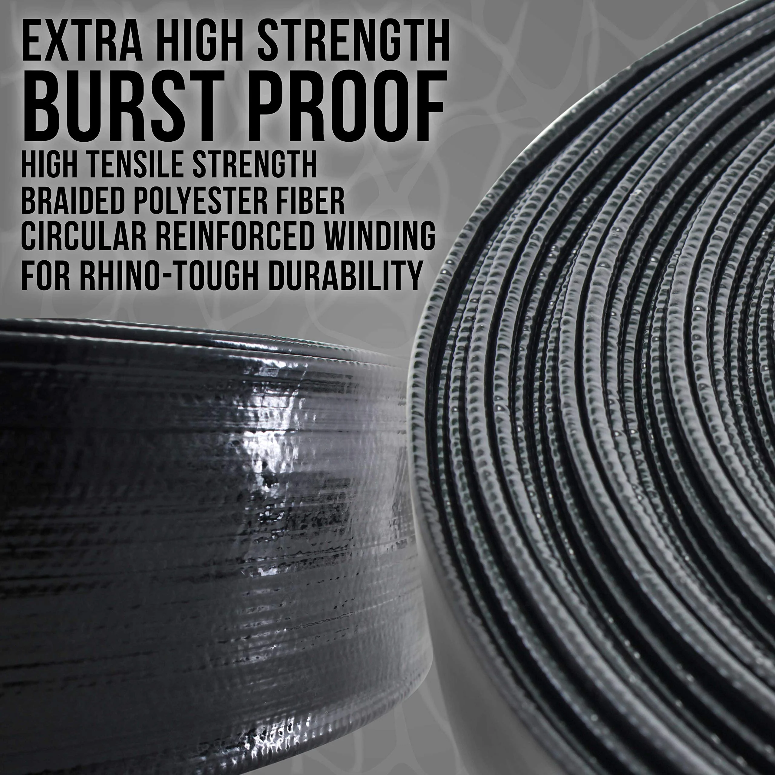 U.S. Pool Supply Pool Backwash Hose 1 1/2 Inch Diameter x 100 Feet - Discharge Hose for Pump, Sand Filter & Sump Pump Hoses - Burst Resistant Lay Flat Drainage Hoses for Inground & Above Ground Pools - Image 5