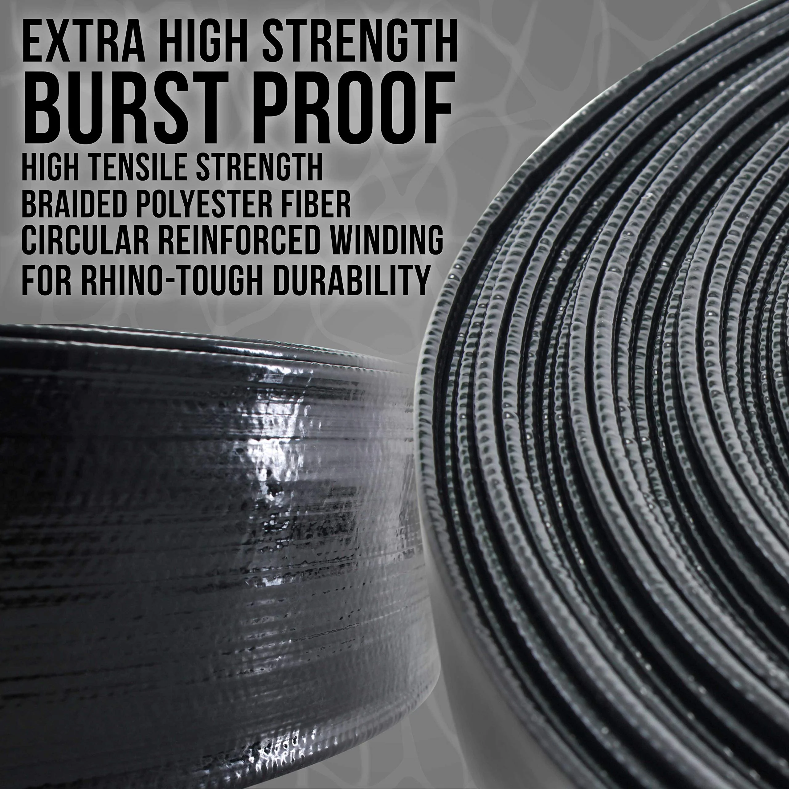 U.S. Pool Supply Pool Backwash Hose 2 Inch Diameter x 100 Feet - Discharge Hose for Pump, Sand Filter & Sump Pump Hoses - Burst Resistant Lay Flat Drainage Hoses for Inground & Above Ground Pools - Image 5