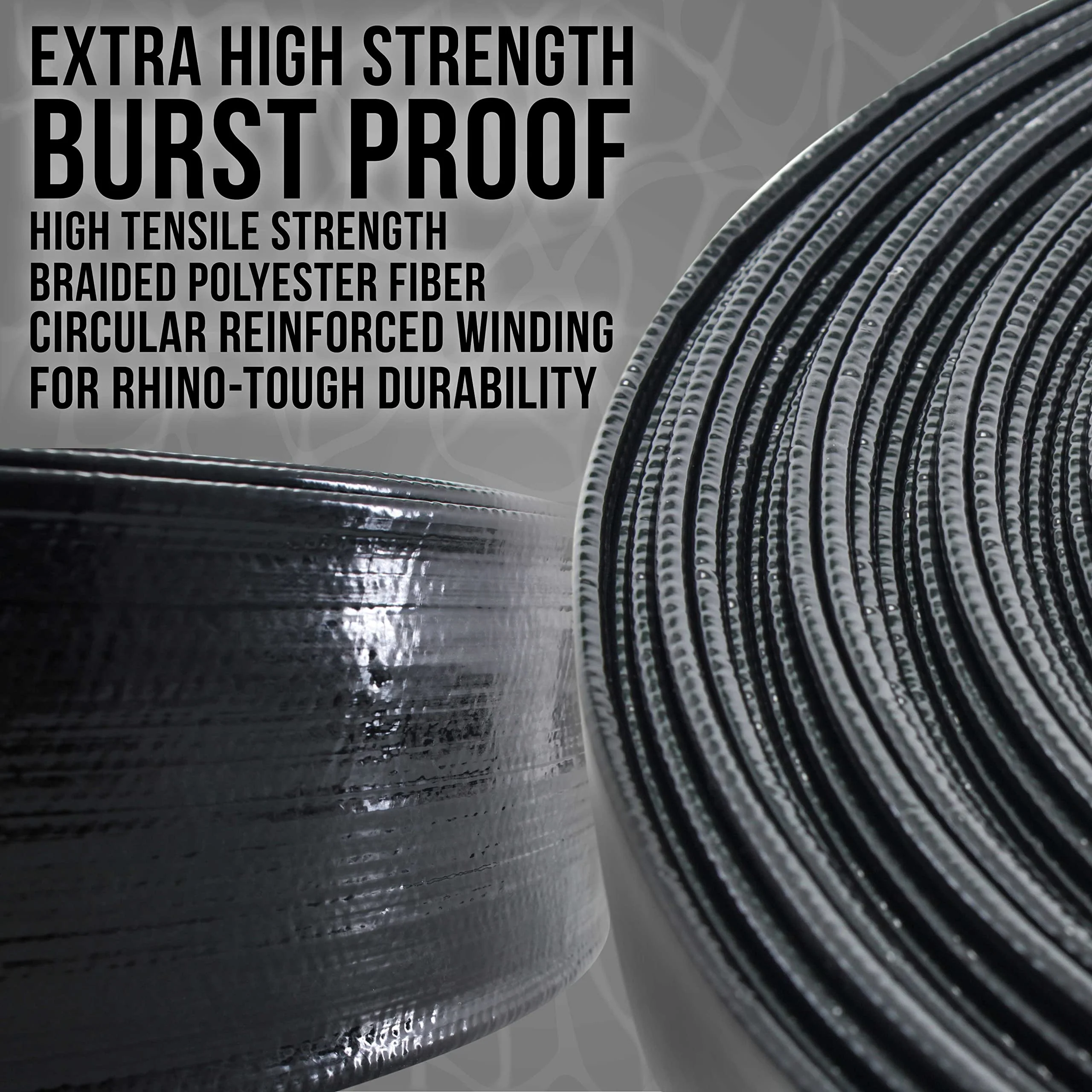 U.S. Pool Supply Pool Backwash Hose 2 Inch Diameter x 25 Feet - Discharge Hose for Pump, Sand Filter & Sump Pump Hoses - Burst Resistant Lay Flat Drainage Hoses for Inground & Above Ground Pools - Image 5