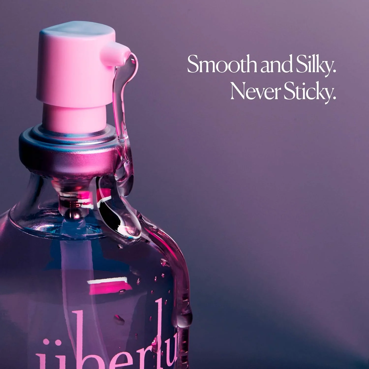 Überlube Luxury Lubricant | Latex-Safe Natural Silicone Lube with Vitamin E | Unscented, Flavorless, Zero Residue, Works Underwater - 112ml - Image 2