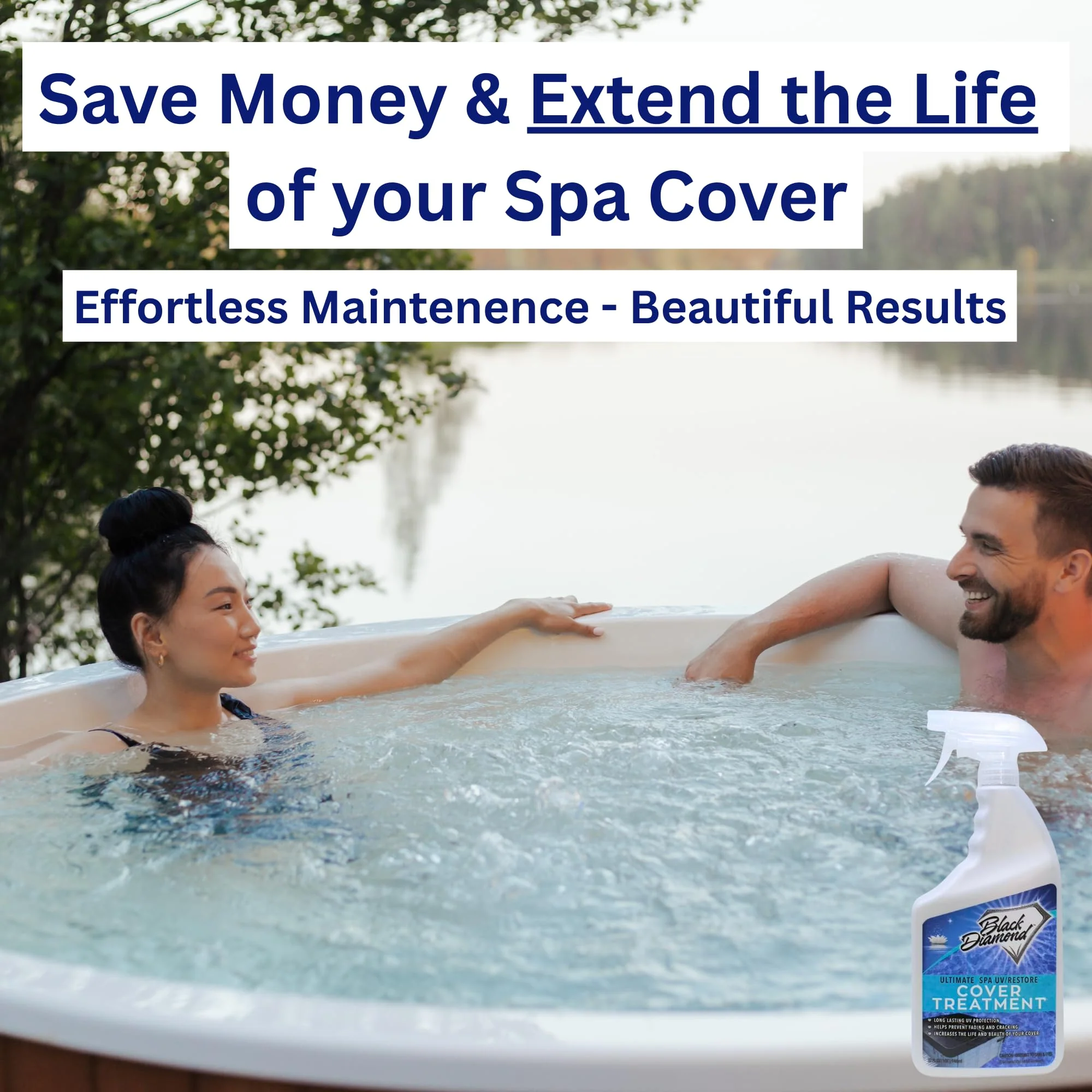 Ultimate UV/Restore Spa & Hot Tub Cover Cleaner and Protectant Treatment. Conditioner for Vinyl Cover Conditioner Spray Restores Your Cover to Look New. Simply Easy to Use - Image 4