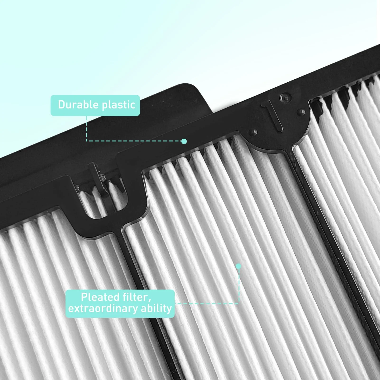 Ultra-Fine Filter Panels Compatible with Dolphin Robotic Pool Cleaners,Replace Part#9991467-R4,Pleated Cartridge Filter Replacement for Dolphin S200,Proteus DX4,Active 20,Active 30,M600,S300i - Image 4