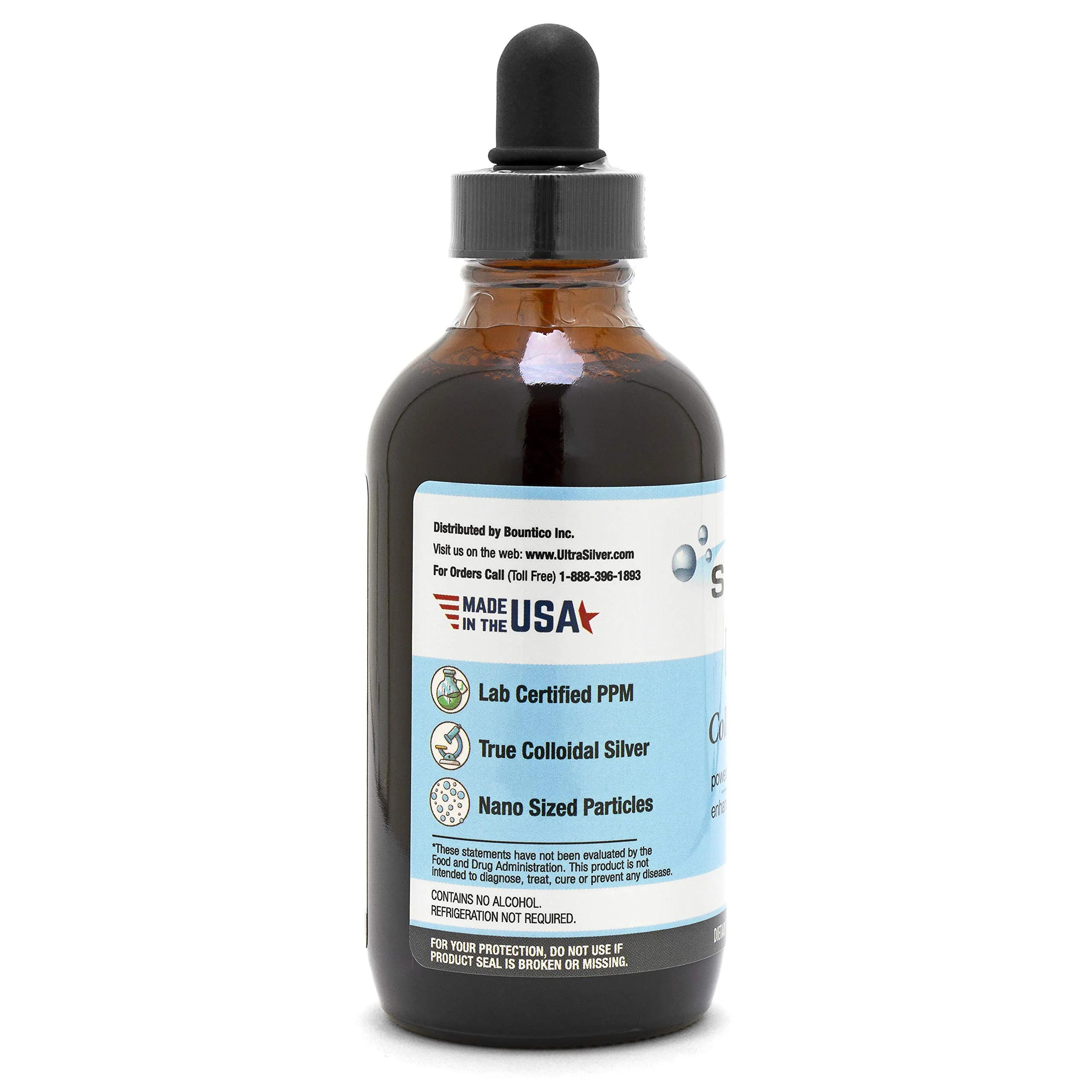 Ultra Silver® Colloidal Silver | 500 PPM, 4 Oz (118mL) | Mineral Liquid Supplement | True Colloidal Silver - with Dropper - Image 8