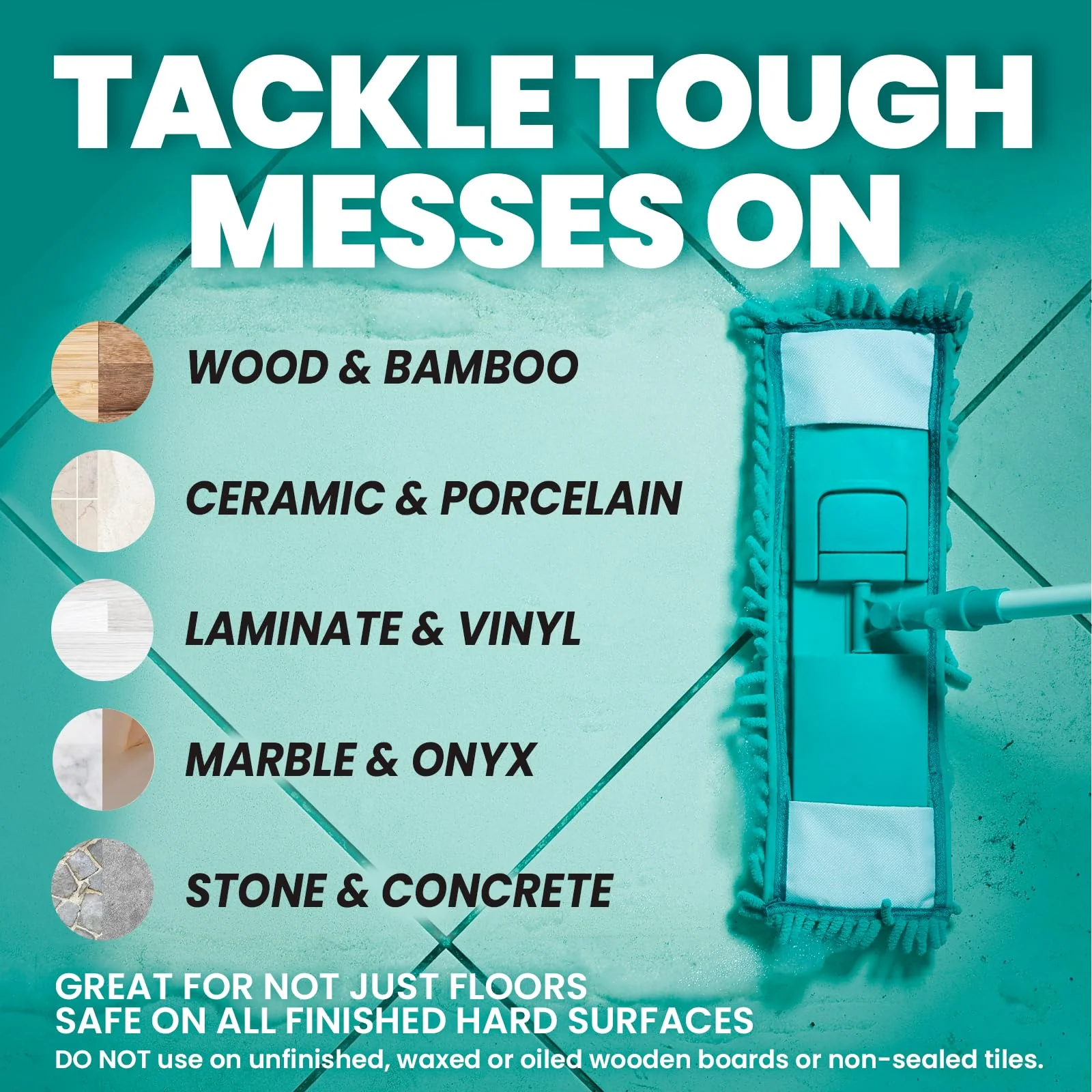 Uncle Todd's Ultra Concentrated Floor Cleaner For Mopping: 60 Natural, 100% Dissolvable Sheets for Mopping – Hardwood & Wood Floor Cleaner with Filth-Fighting Enzymes, Plastic-Free Packaging - Image 5