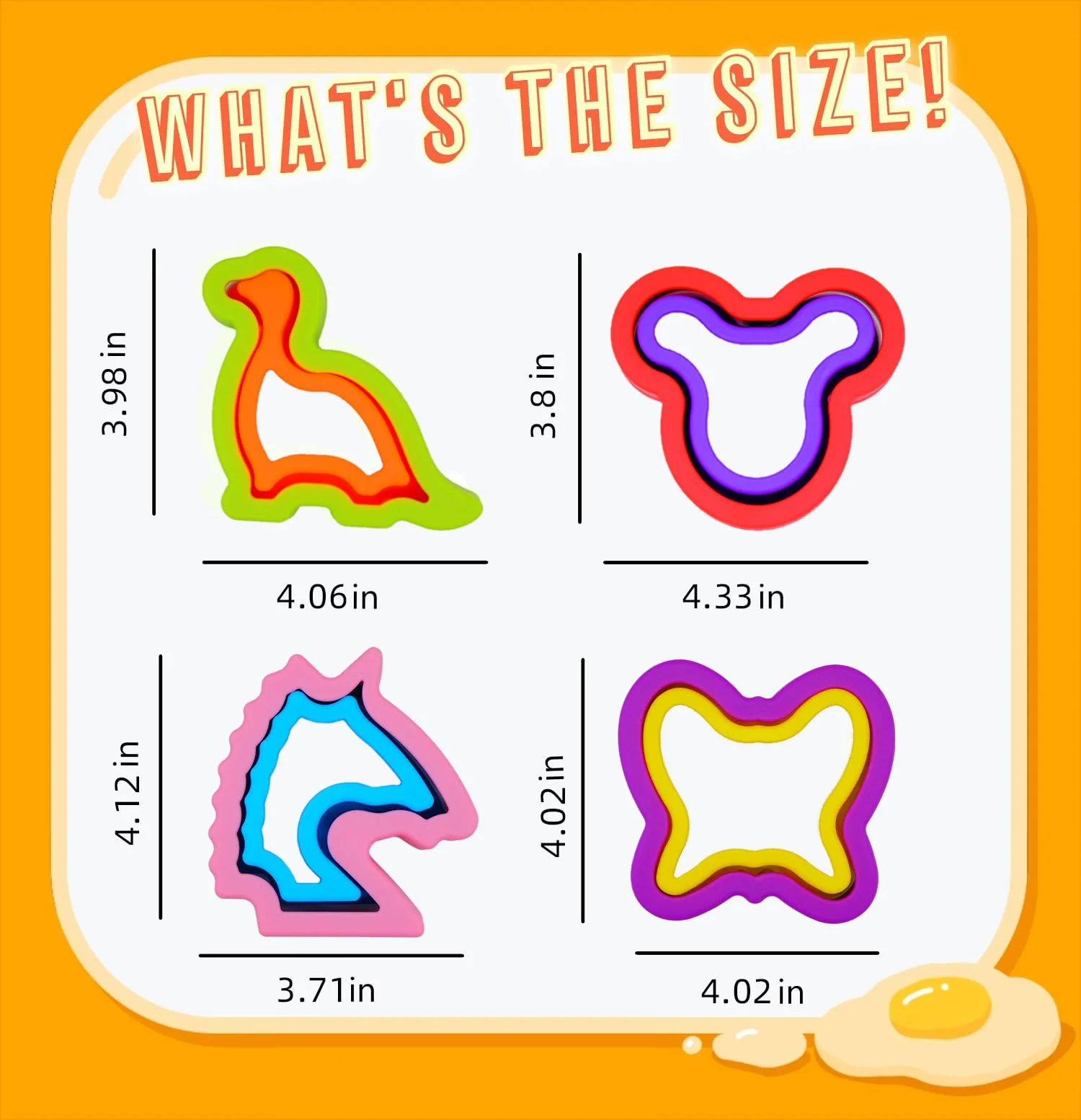 Uncrustable Maker, 12pcs Sandwich Cutter and Sealer sets, Uncrustable Sandwich Cutter, Decruster Sandwich Maker, Bread Cookie Cutters for Boys Girls Lunch & Bento Box (Dino Mouse Butterfly Unicorn) - Image 3