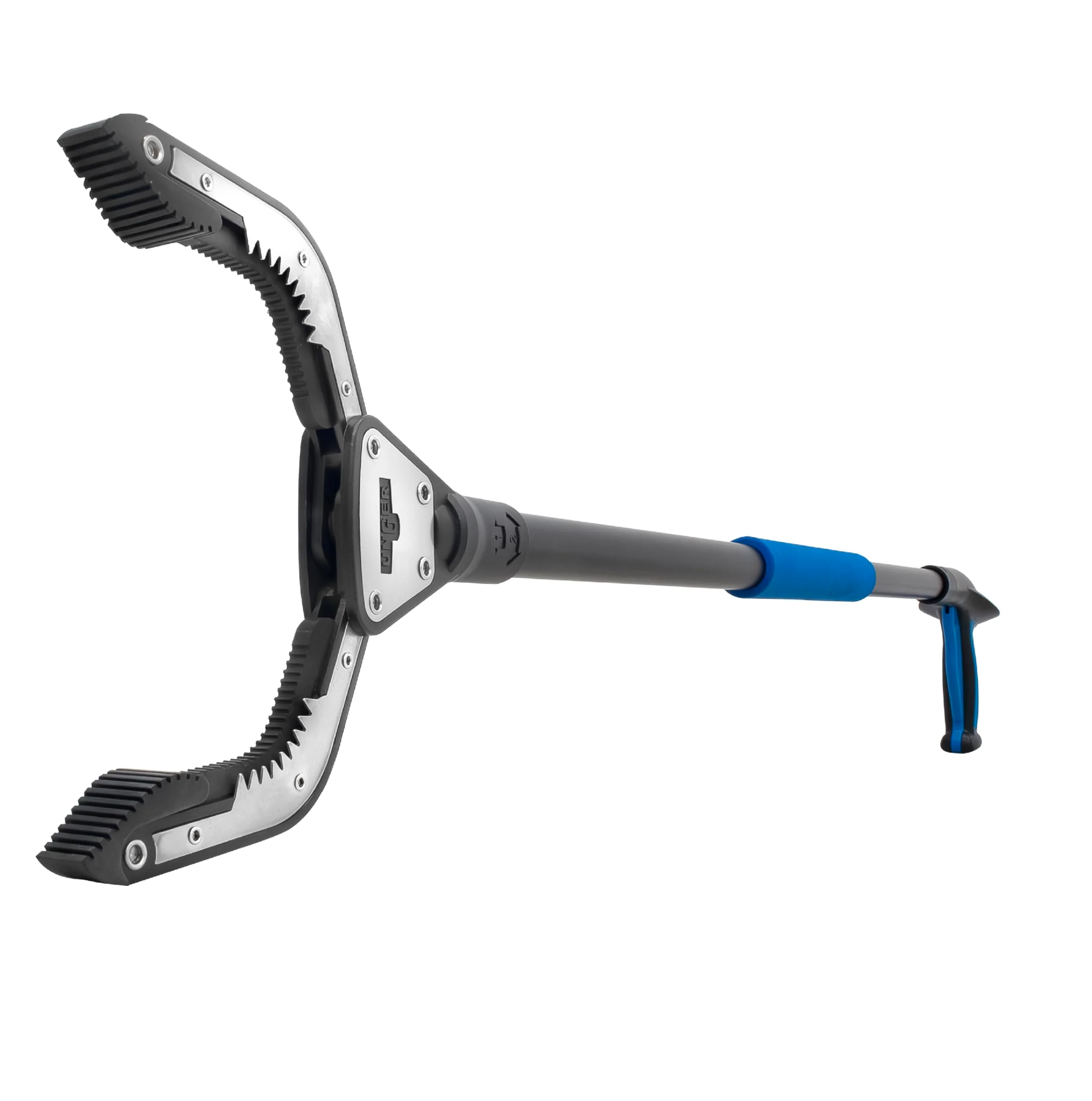 Unger Professional 42.5” Rugged Reacher Grabber Tool with Rotating Head, Outdoor Trash Picker Upper, Heavy Duty Claw Pickup, Durable Litter Yard Clean Up for Twigs, Lawn, and Garden Use - Image 2