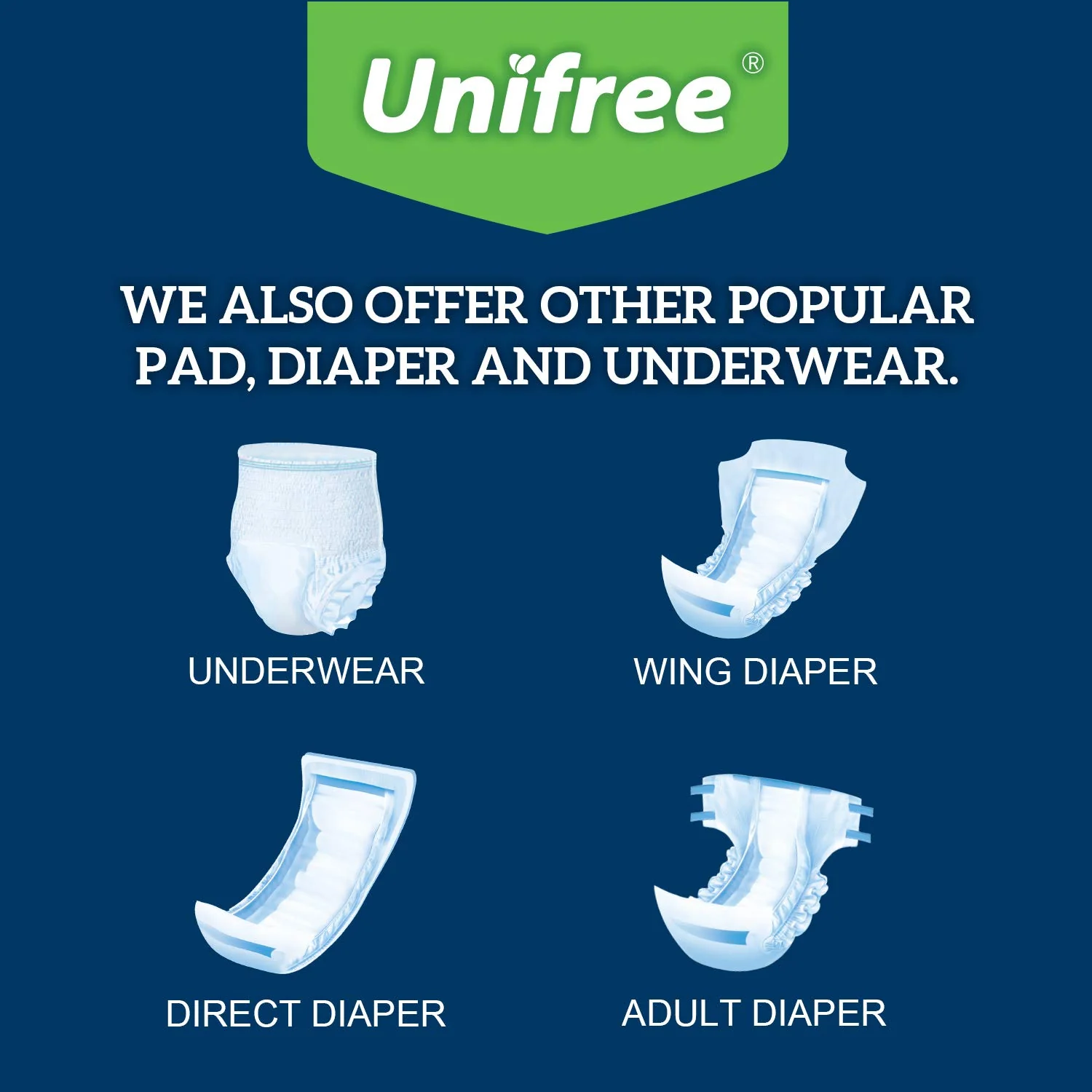 Unifree Disposable Underpads, Bed Pads, Incontinence Pad, Super Absorbent, 88 Count, Blue (L 23.5x35.5 Inch) - Image 3