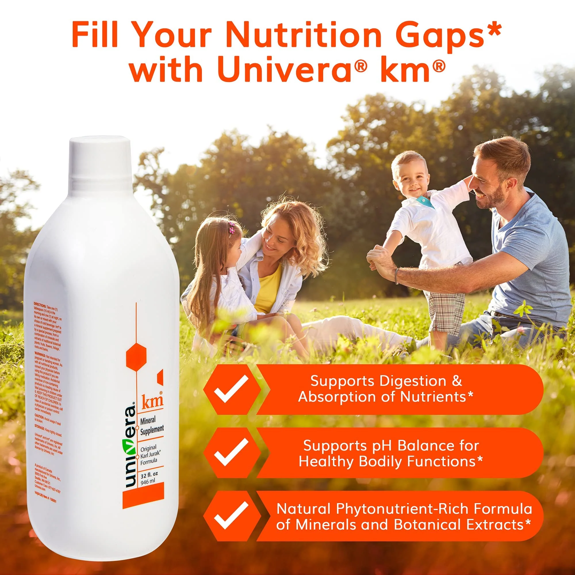 Univera KM Mineral Supplement | Original Karl Jurak Formula | Rich in Potassium & Vitamins | Stabilizes pH Balance | Supports Digestion + Nutrient Absorption | Natural Phytonutrients | 60 Day Supply - Image 5