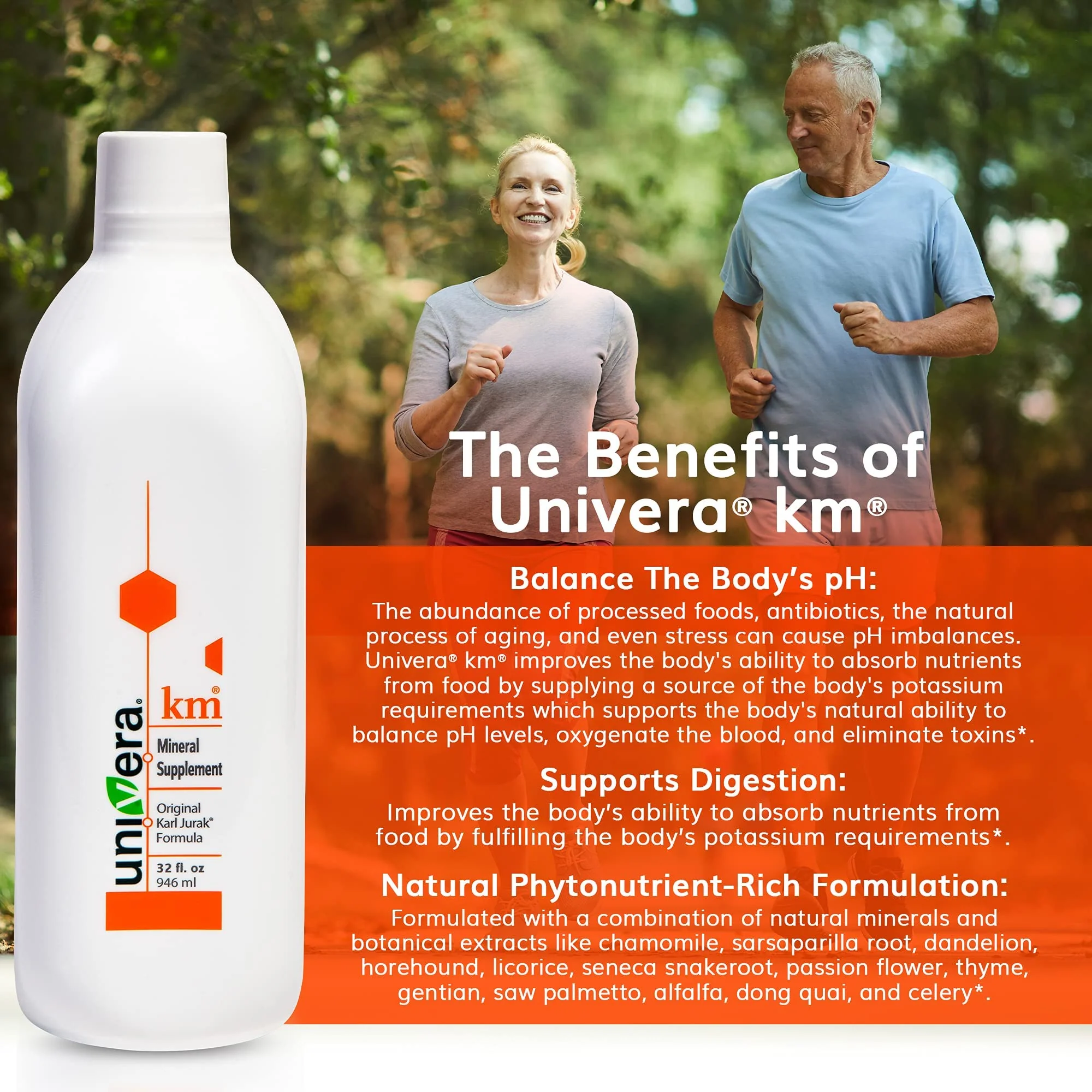 Univera KM Mineral Supplement | Original Karl Jurak Formula | Rich in Potassium & Vitamins | Stabilizes pH Balance | Supports Digestion + Nutrient Absorption | Natural Phytonutrients | 60 Day Supply - Image 6