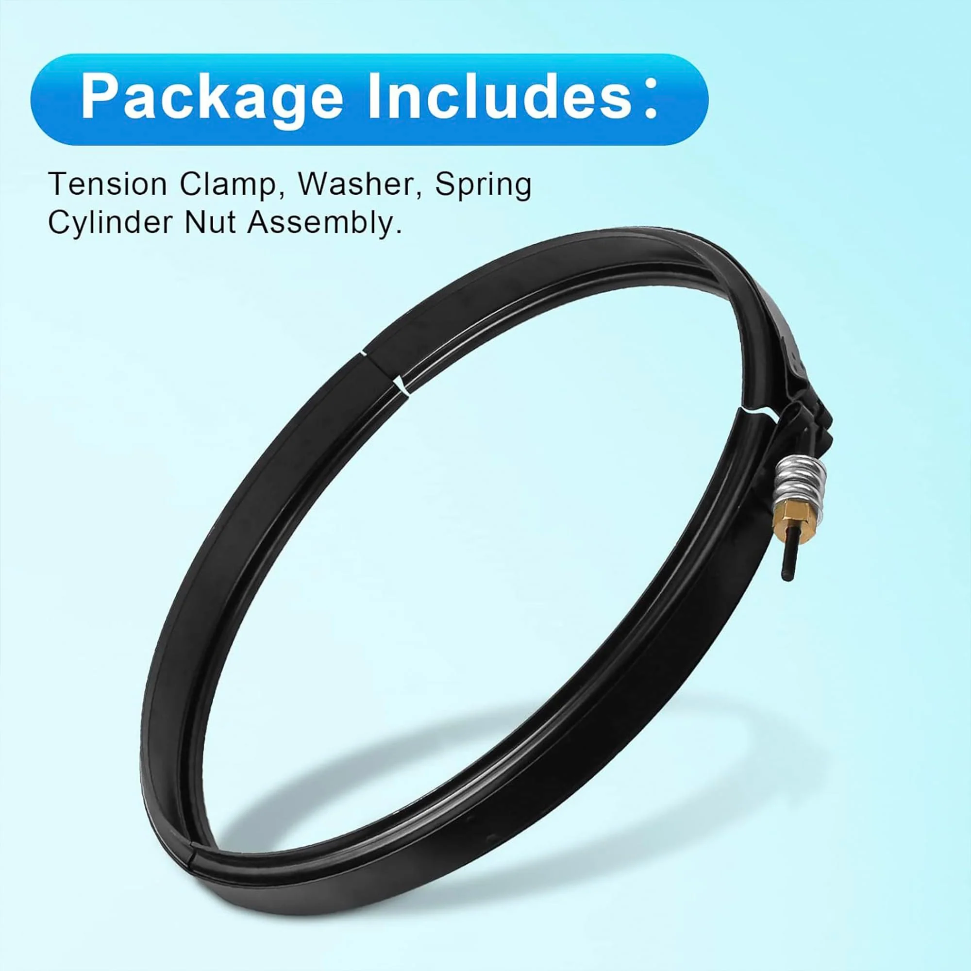 Upgrade 190003 Tension Control Clamp Kit for Pentair Pool&Spa Filter, Pool Filter Tension Clamp Compatible with Pentair FNS Plus Series, Clean&Clear Plus&Quad DE Series Filters Pumps, 23-1/4" Length - Image 4