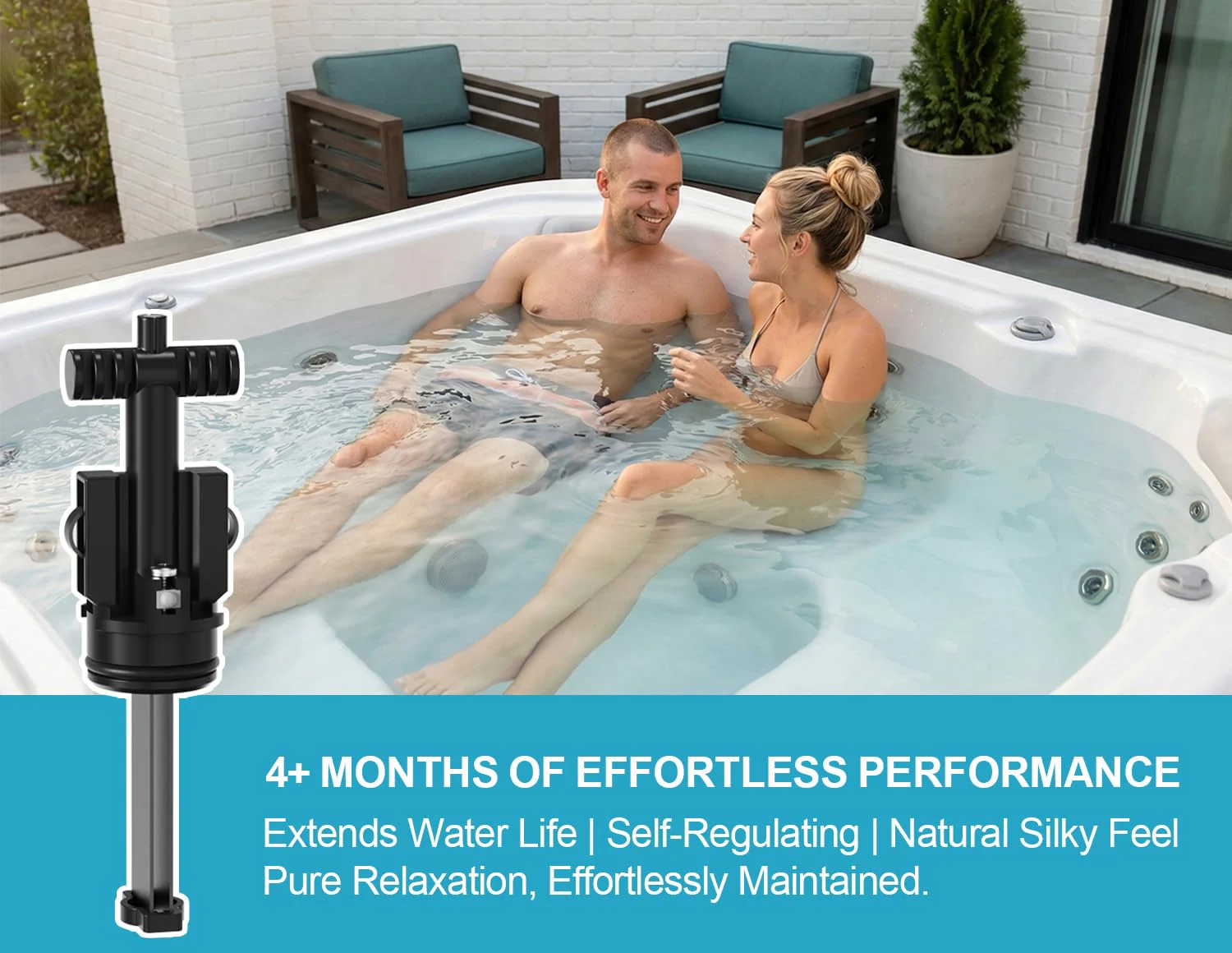Upgrade Salt Water System Cartridge Replacement for Spas & Hot Tubs, Compatible with Hot Springs Highlife & Limelight, Chlorine-Generating Filter, Soft, Fresh Water, Reduces Dry Eyes, Itchy Skin - Image 3
