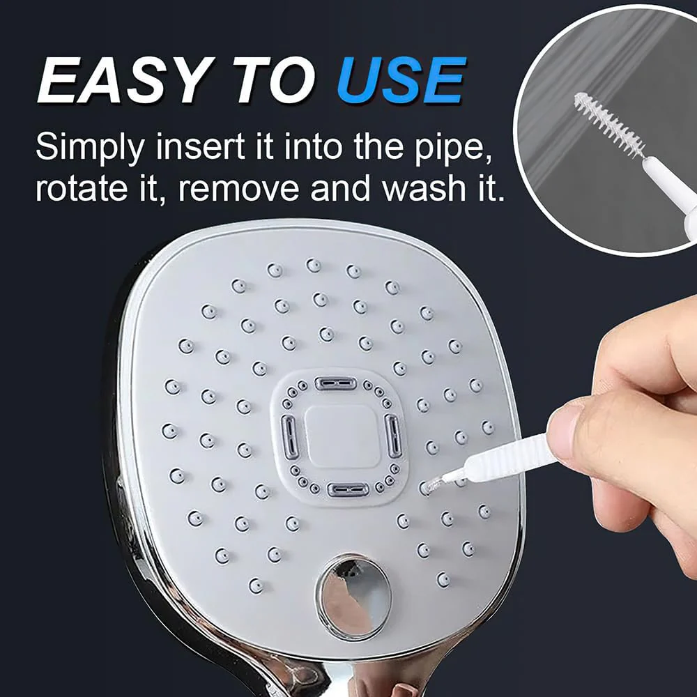 Upgrade Shower Head Cleaning Brush, Gap Hole Anti-Clogging Cleaning Brush, Shower Head Cleaner Picks Brush Tiny Cleaning Brush for Shower Head, Multifunction Shower Head Cleaning Brushes (20PCS) - Image 6