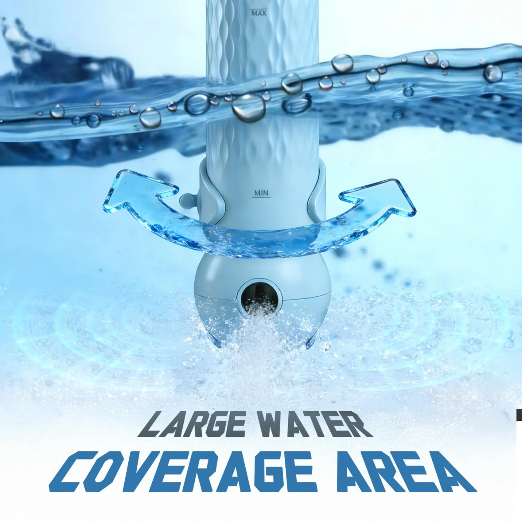 Upgraded Bath Jet SPA for Tub with Display Screen, Portable Handheld Bathtub Jet with Battery Level and Temperature Display, Bubble/Jet Two Mode, 8800mAh, IP67 Waterproof, 3 Adjustable Speeds - Image 2