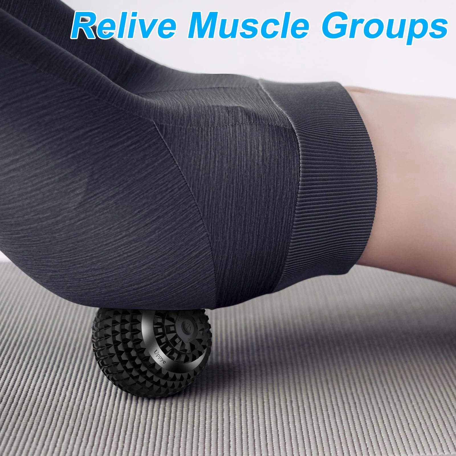 Uppye Vibrating Ball Massager, 4-Speed High-Intensity Fitness Lacrosse Ball, Mobility Ball for Workout Recovery, Deep Tissue Massager for Pain Relief and Trigger Point Treatment (Black) - Image 7