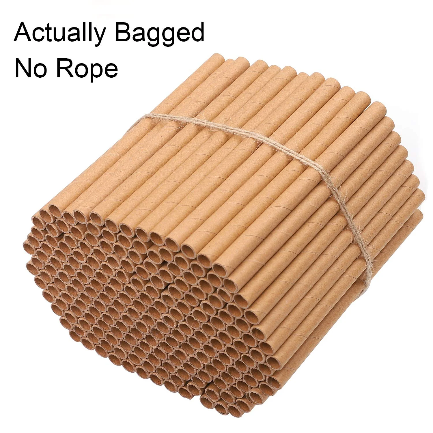 URATOT 200 Pieces Mason Bee Tubes, 6 Inches, Brown Kraft Paper, Bee Houses, Refill Tubes - Image 6