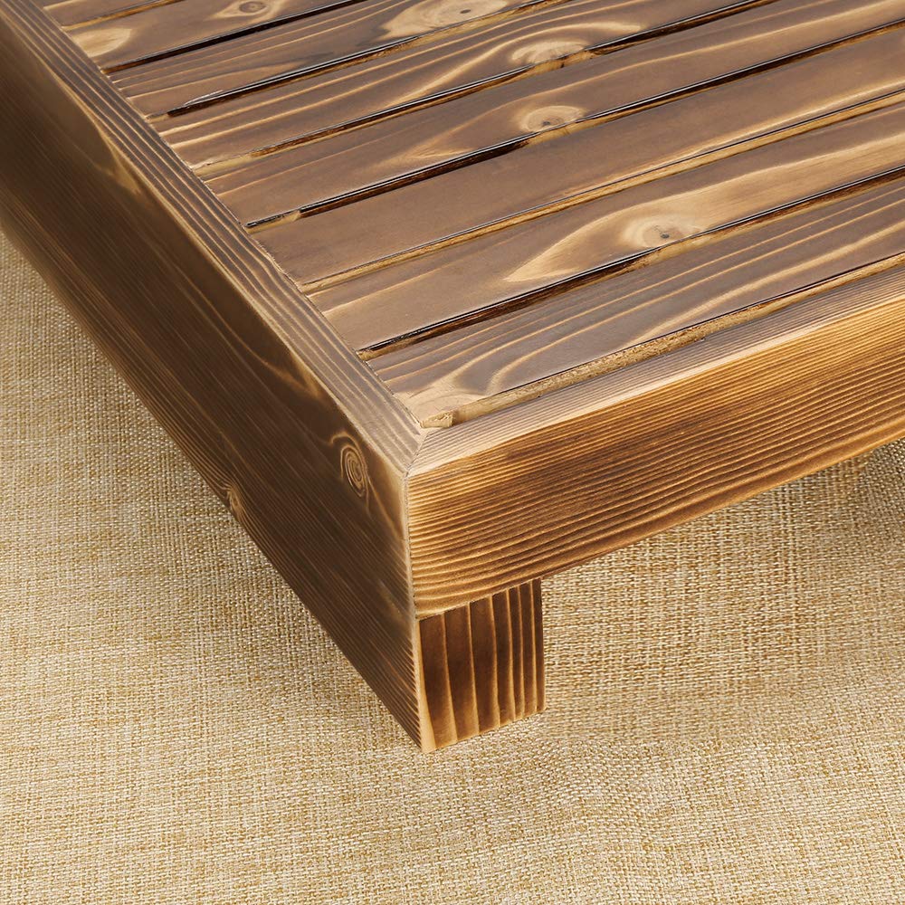 URFORESTIC Solid Wood Indoor/Outdoor 3 1/2" High Riser Step - Non-Slip All Weather Top & Feet Mobility Assistance - Image 4