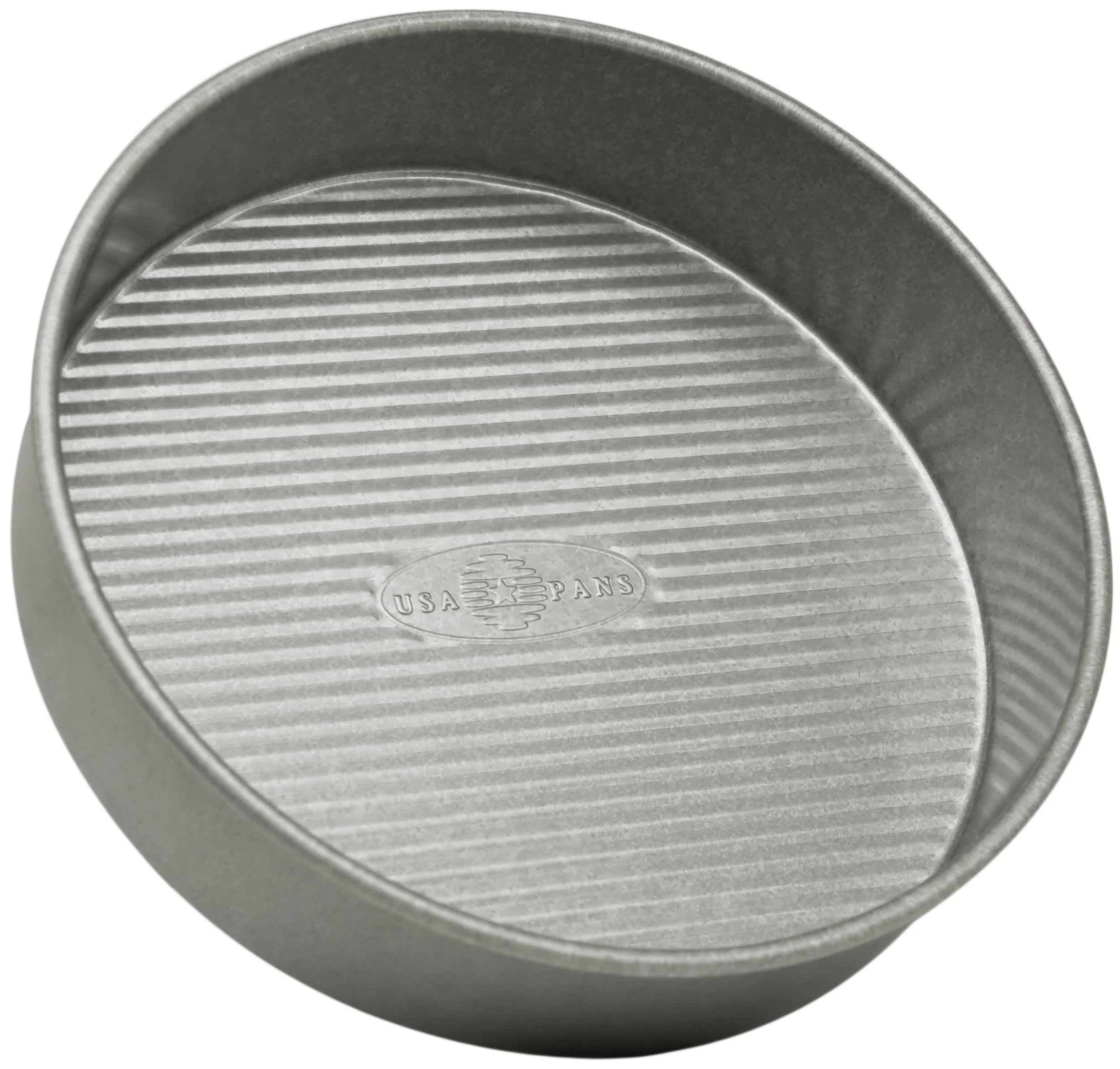 USA Pan Bakeware Aluminized Steel Loaf Pan, 1.5 Pound & Bakeware Round Cake Pan, 9 inch, Nonstick & Quick Release Coating, 9-Inch,Aluminized Steel - Image 3