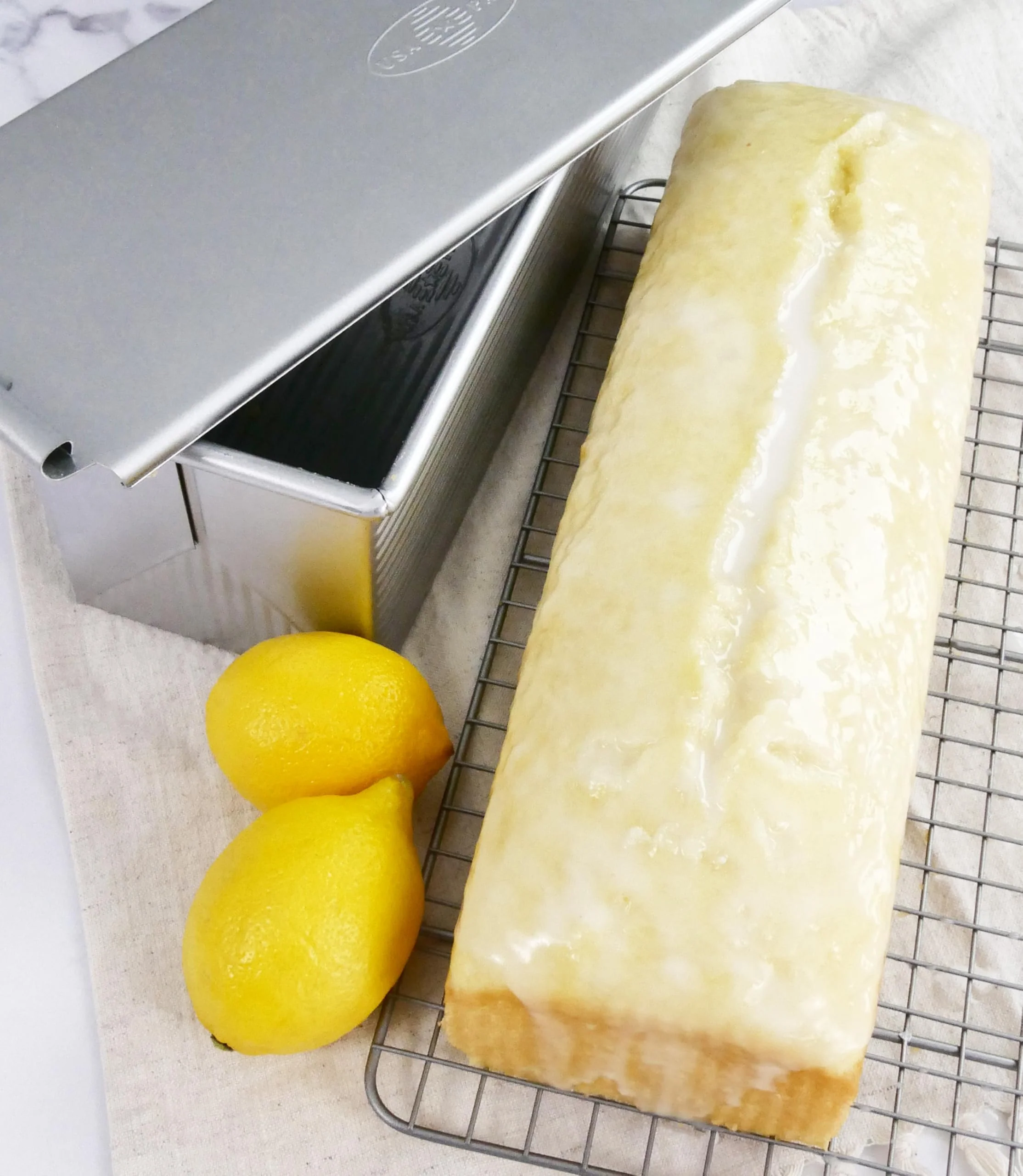 USA Pan Bakeware Pullman Loaf Pan with Cover, 13 x 4 inch, Nonstick & Quick Release Coating, Made in the USA from Aluminized Steel - Image 7