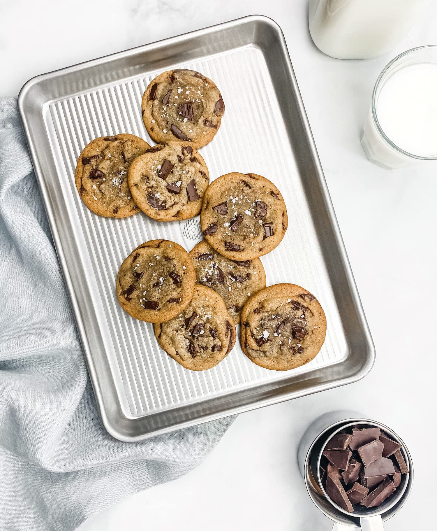 USA Pan Extra Large and Quarter Sheet Baking Pans with Nonstick Coating, Made in USA from Aluminized Steel - Image 2