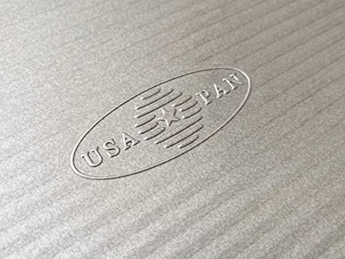 USA Pan Nonstick Half Sheet Pan and Quarter Sheet Pan, Set of 2, Aluminized Steel - Image 2