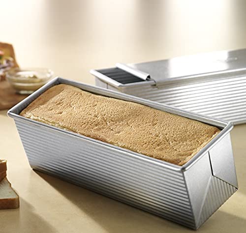 USA Pan Pullman Loaf Pan with Cover, Large w Set of 2 - Image 4