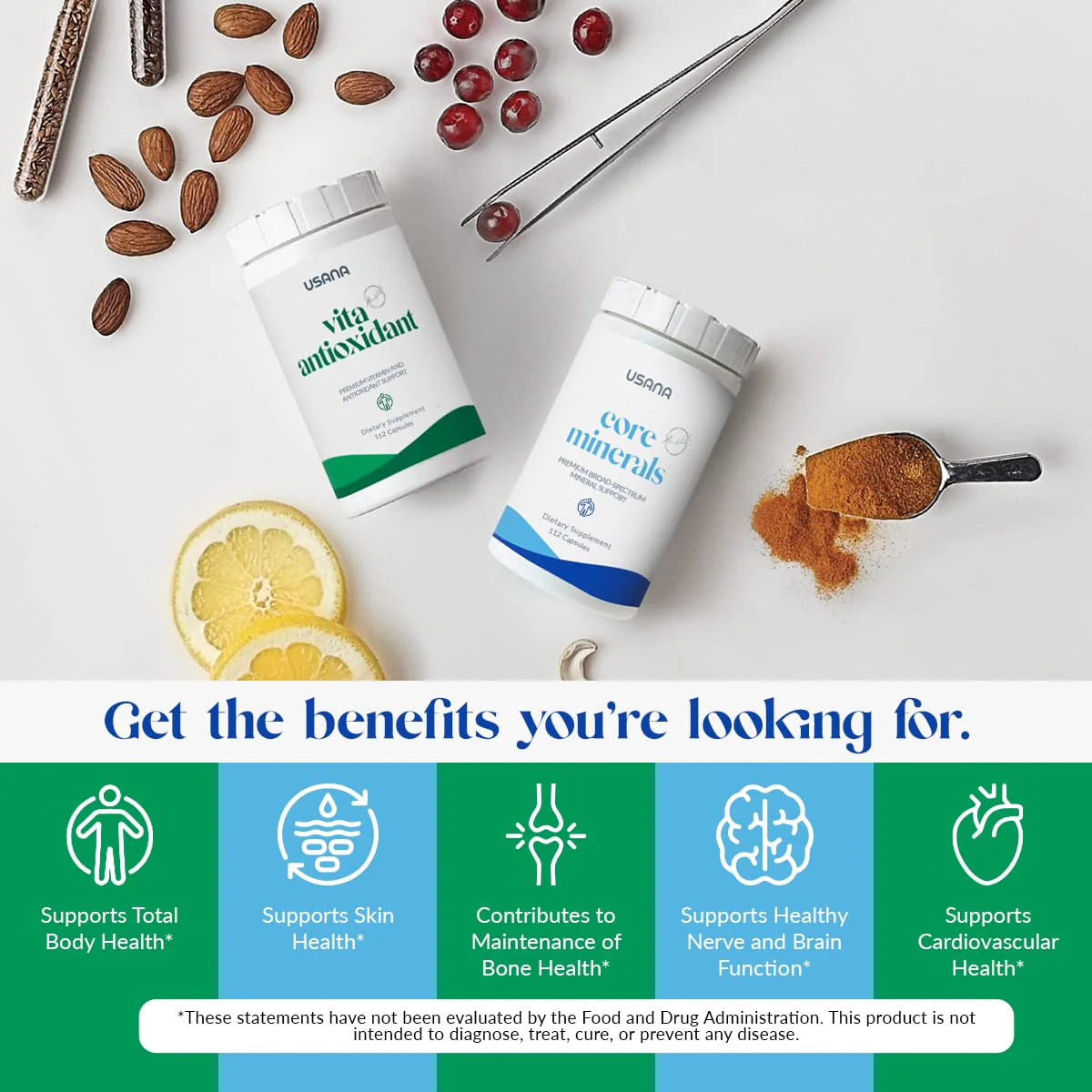 USANA CellSentials - Core Minerals and Vita Antioxidant with InCelligence Technology to Support Total Body Health* - 112 Tablets Per Bottle - 28 Day Supply - Image 4