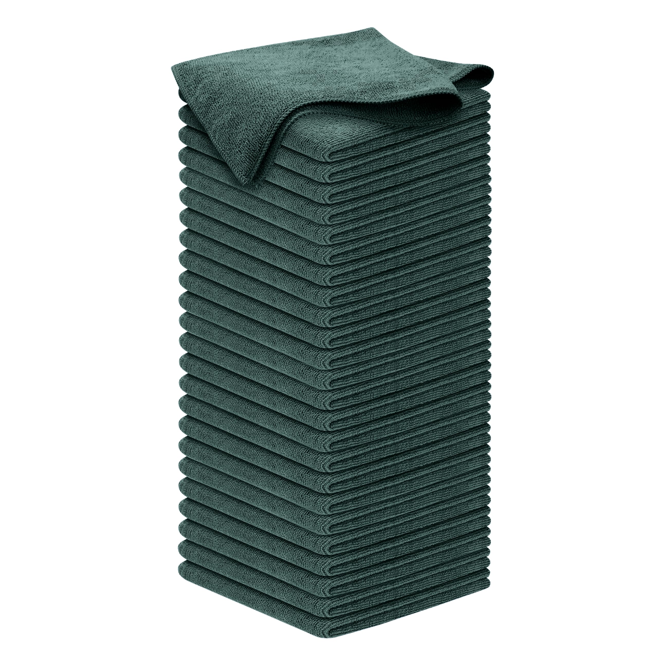 USANOOKS Premium 300GSM Microfiber Cleaning Cloth - 12.5"x12.5" High Performance - 1200 Washes, Ultra Absorbent Microfiber Towels for Cars Undercarriage, Rims & Engine Bay Cleaning - Microfiber Cloth