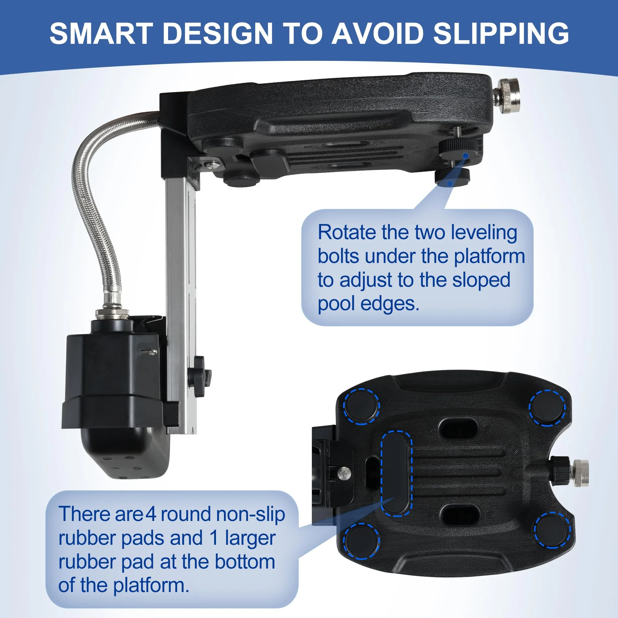 uueeGo Swimming Pool Water Leveler, Automatic Pool Water Filler, Automatically Maintain Water Levels, Never Over Fills The Pool, Suitable for In ground and Above Ground Pool, Carbon Black - Image 5