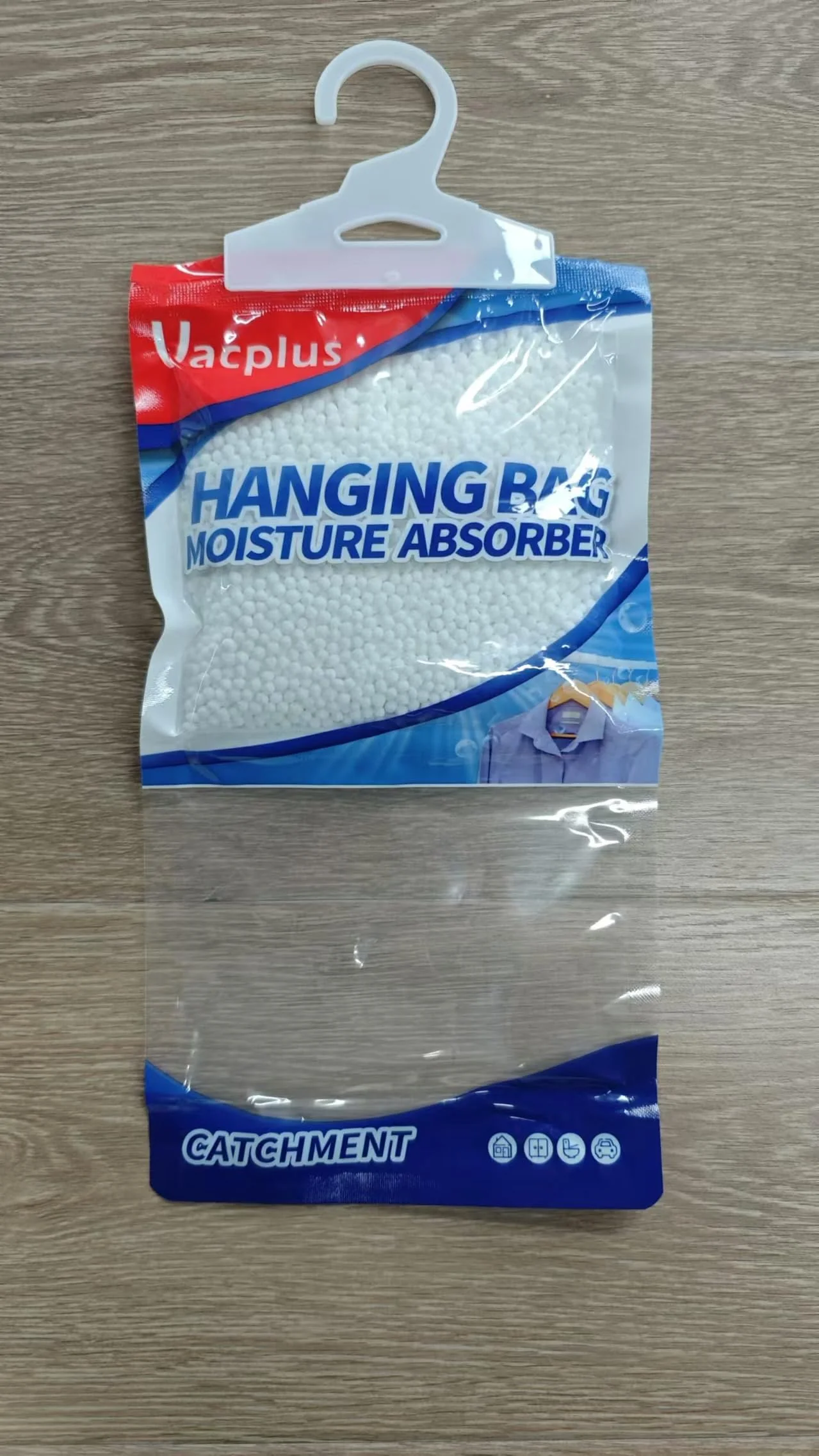 Vacplus Moisture Absorbers Packets, Fragrance Free 10 Pack, Humidity Packs, Dessicant Packets, Hanging Closet Dehumidifier Bags, Odor Eliminator for Bathroom 9.8OZ - Image 2