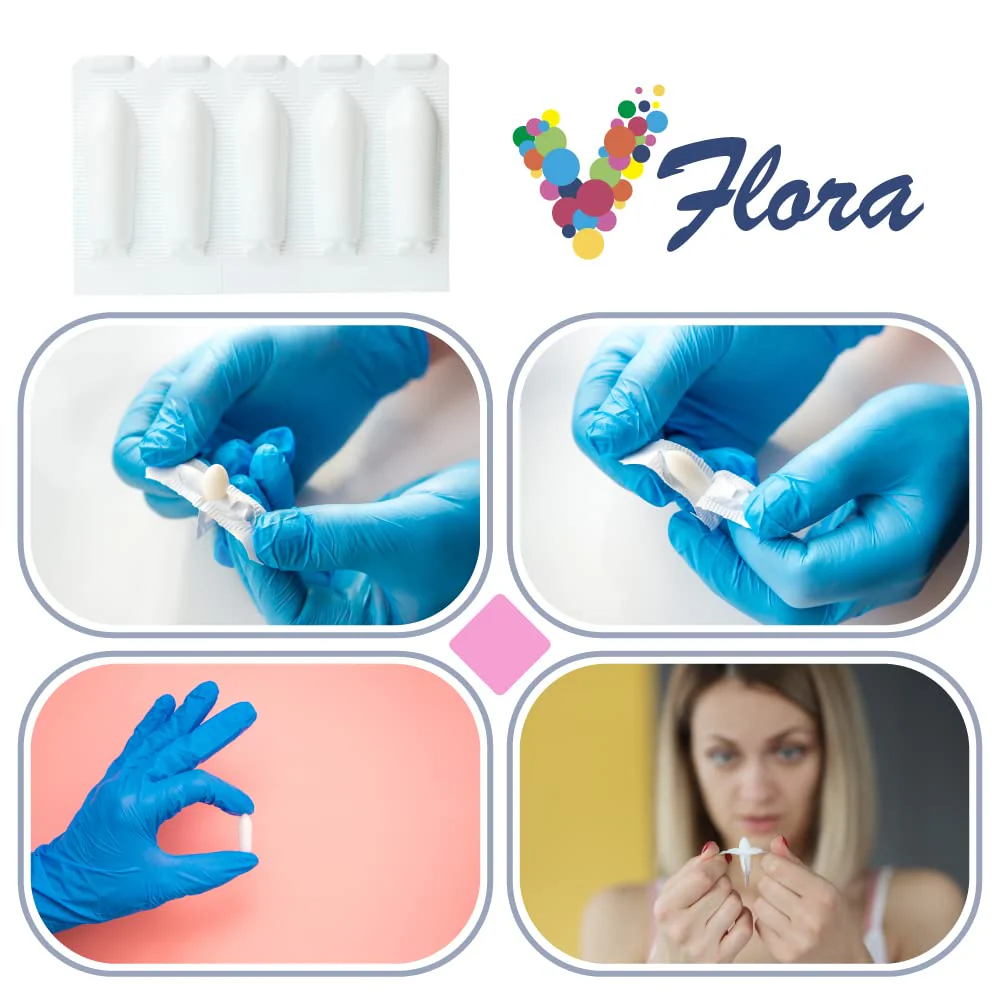 VagiBiom 5-Day Vflora (Lactobacillus crispatus + L. gasseri) to Balance Intimate Flora. Nourish and Nurture Good Flora for Skin Health. Ultra Potent 100% Natural Vegan (5 Suppositories) - Image 5