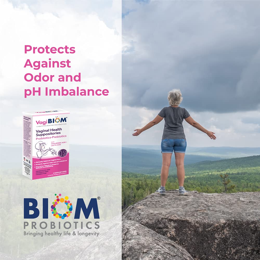VagiBiom Lactobacillus Suppository: Microbiome Flora balance and Odor Control Regimen; Balance and Nourishes Healthy Flora; Paraben-Free Preservative-Free - Image 2