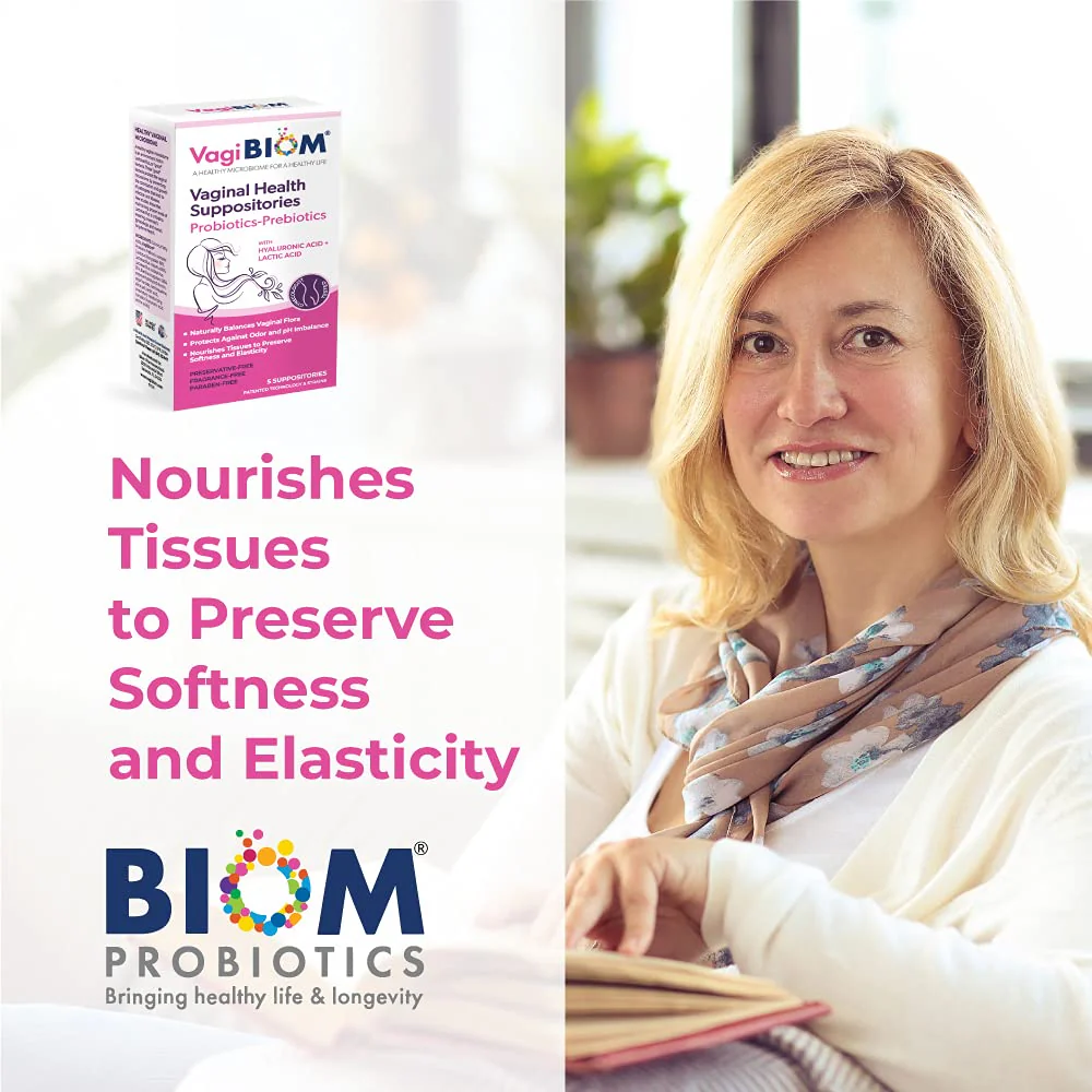 VagiBiom Lactobacillus Suppository: Microbiome Flora balance and Odor Control Regimen; Balance and Nourishes Healthy Flora; Paraben-Free Preservative-Free - Image 3