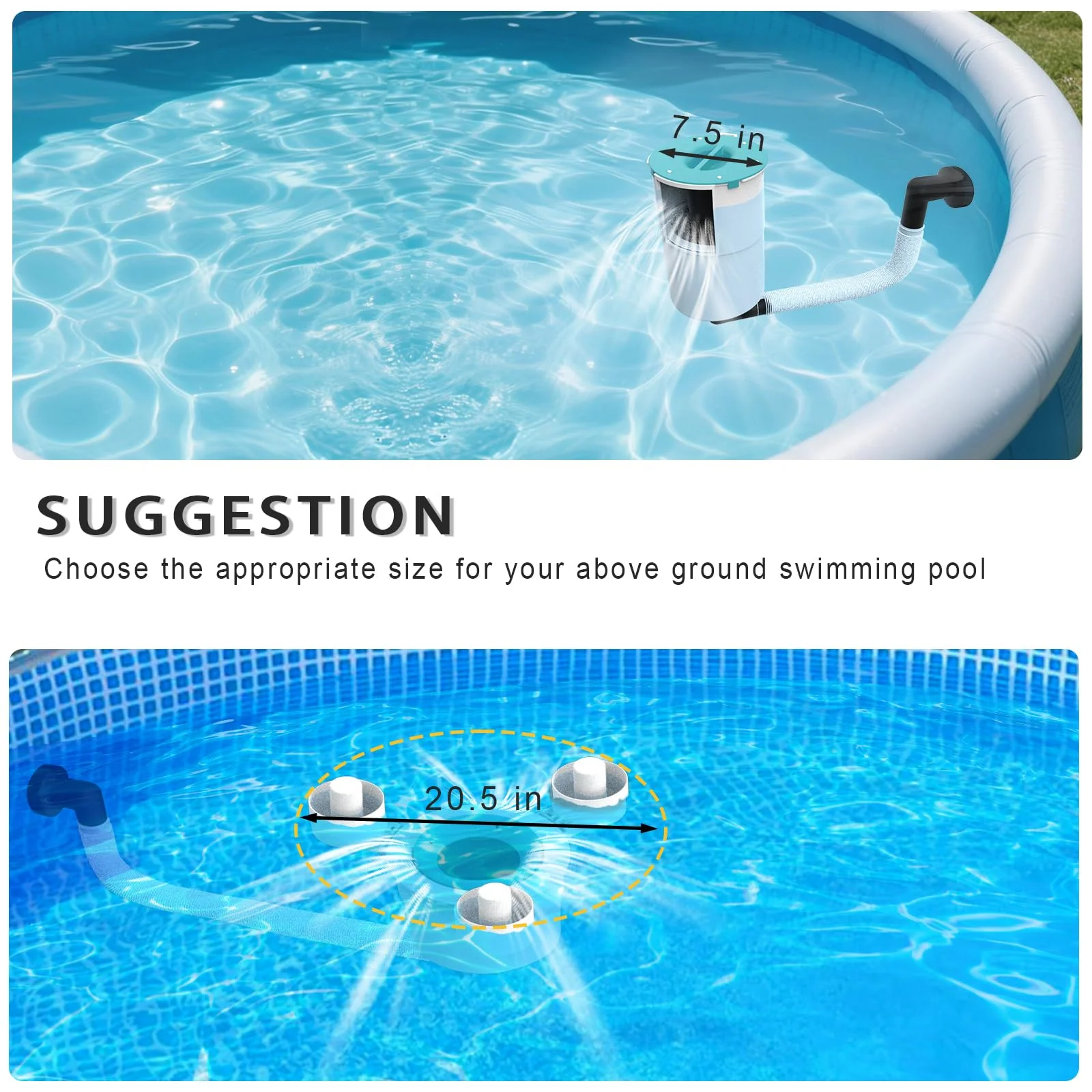 Valdorena Surface Float Skimmer Upgrade 2025 and 2026 Year (Turquoise) - Image 3