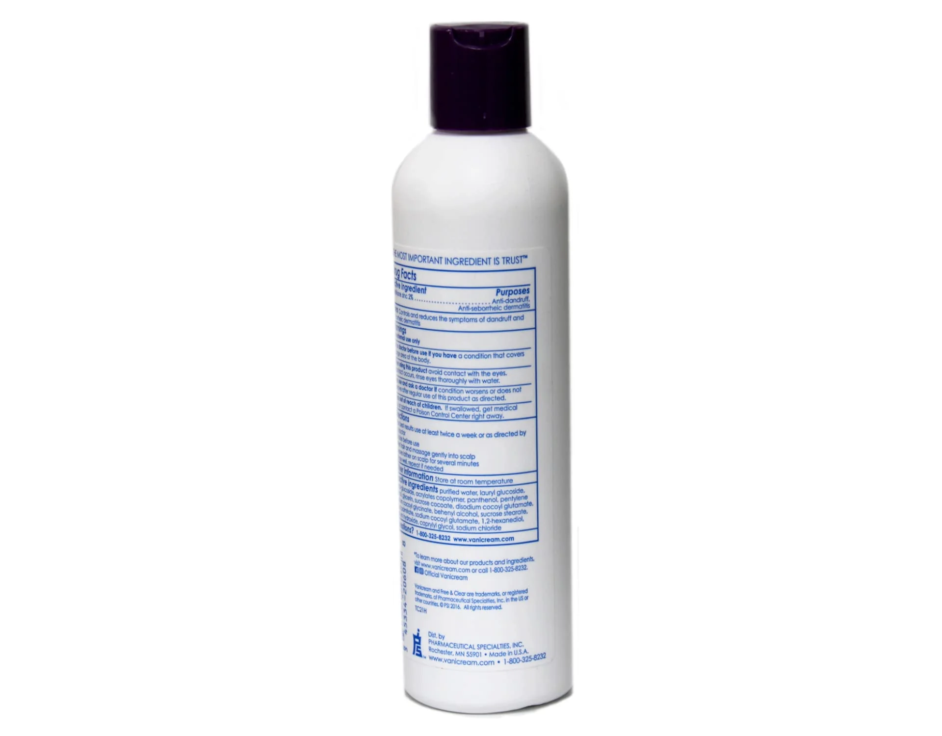 Vanicream Anti-Dandruff Shampoo 8oz - Image 3