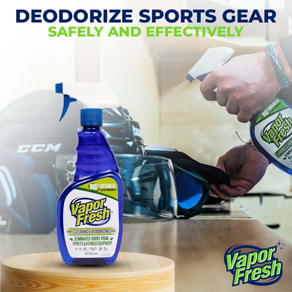 Vapor Fresh Sports Cleaner and Deodorizer - For Boxing Gloves, Sports Pads, Helmets, Gym Bags, Gym Equipment and More - Naturally Powered By Plants, 16 Fl Oz (12-Pack) - Image 3