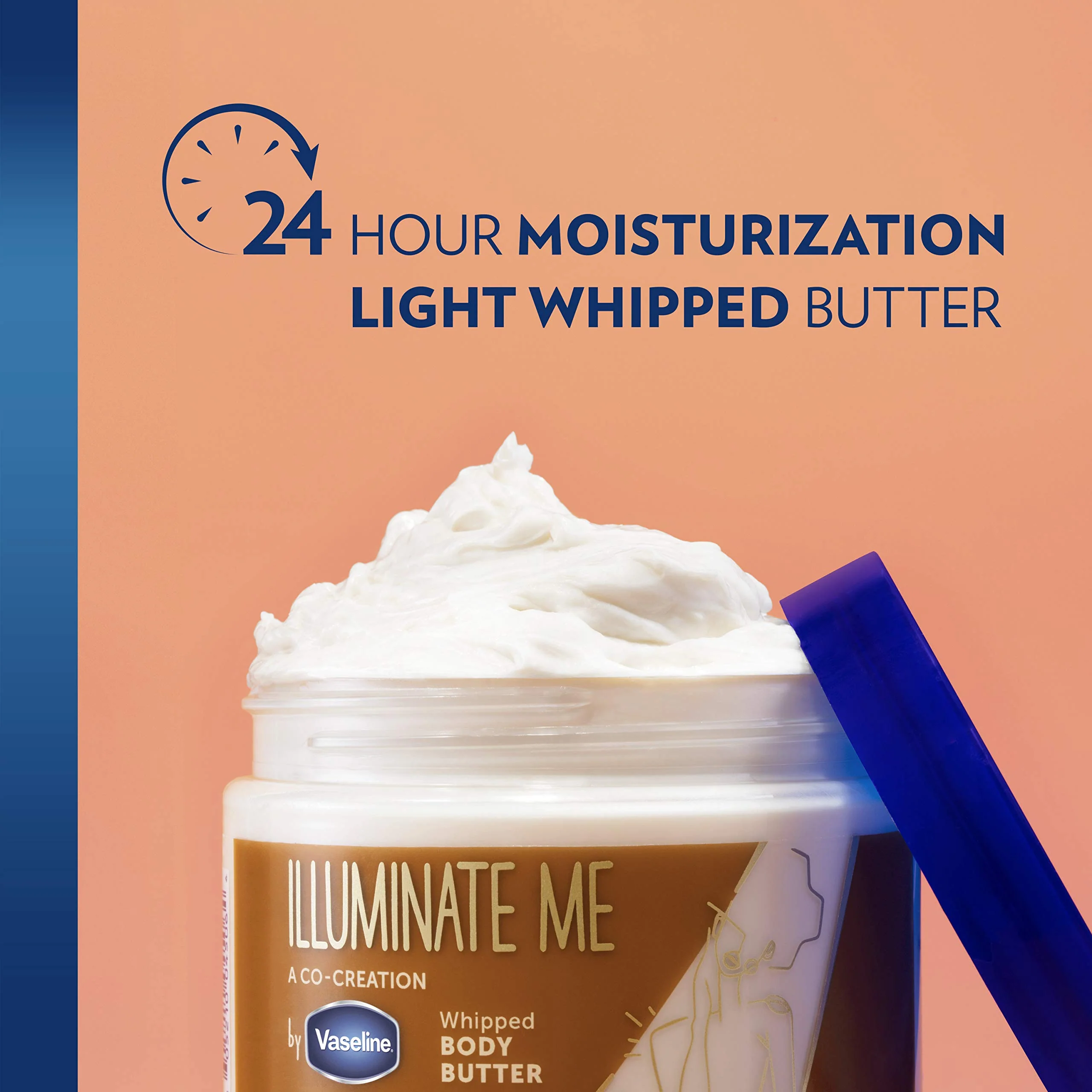 Vaseline Illuminate Me Whipped Body Butter 2-Pack – Lightweight Moisturizer for Luminous, Glowing Skin, 11 Oz Ea - Image 3