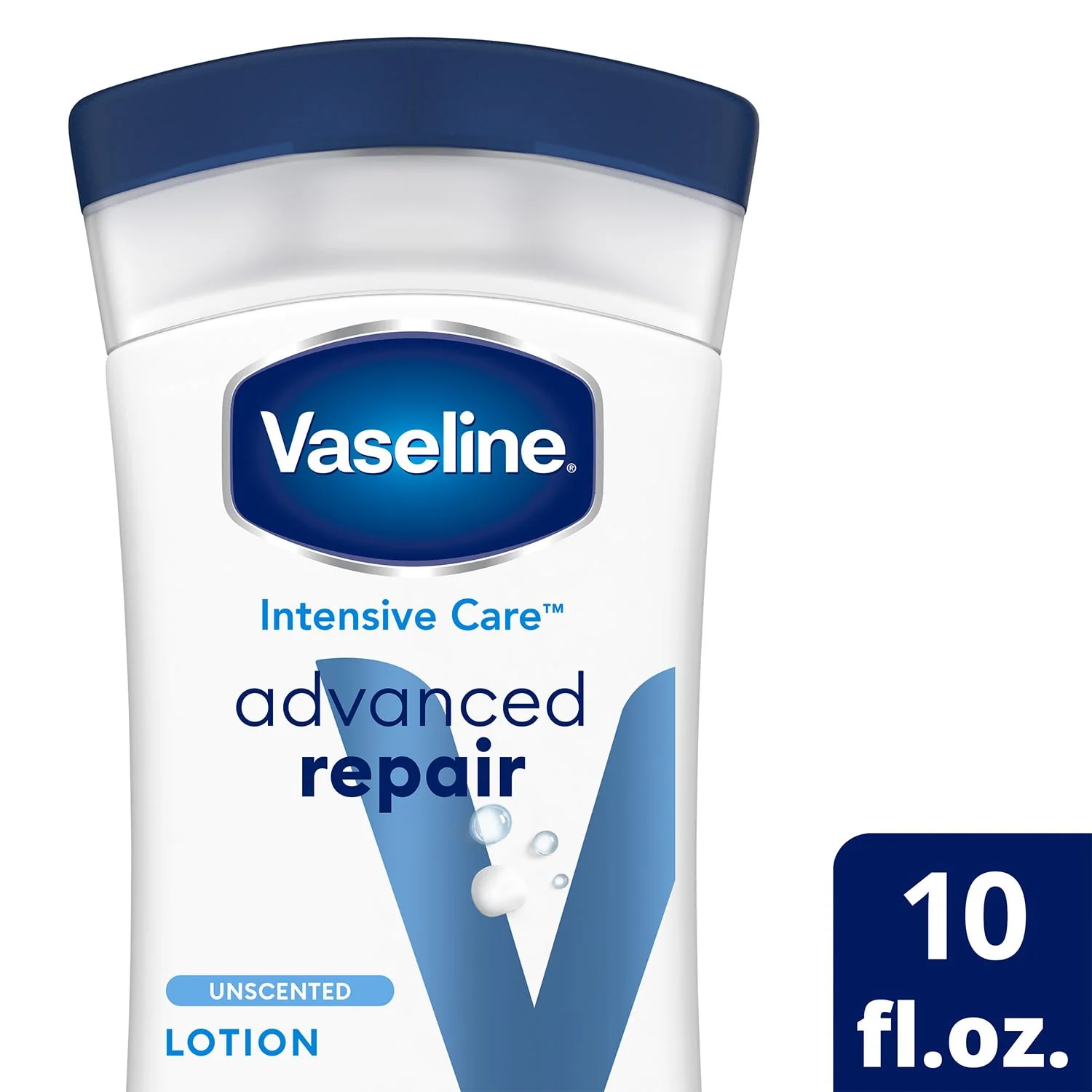 Vaseline Intensive Care Advanced Repair Fragrance Free Body Lotion 2-Pack 10 oz each - Image 5