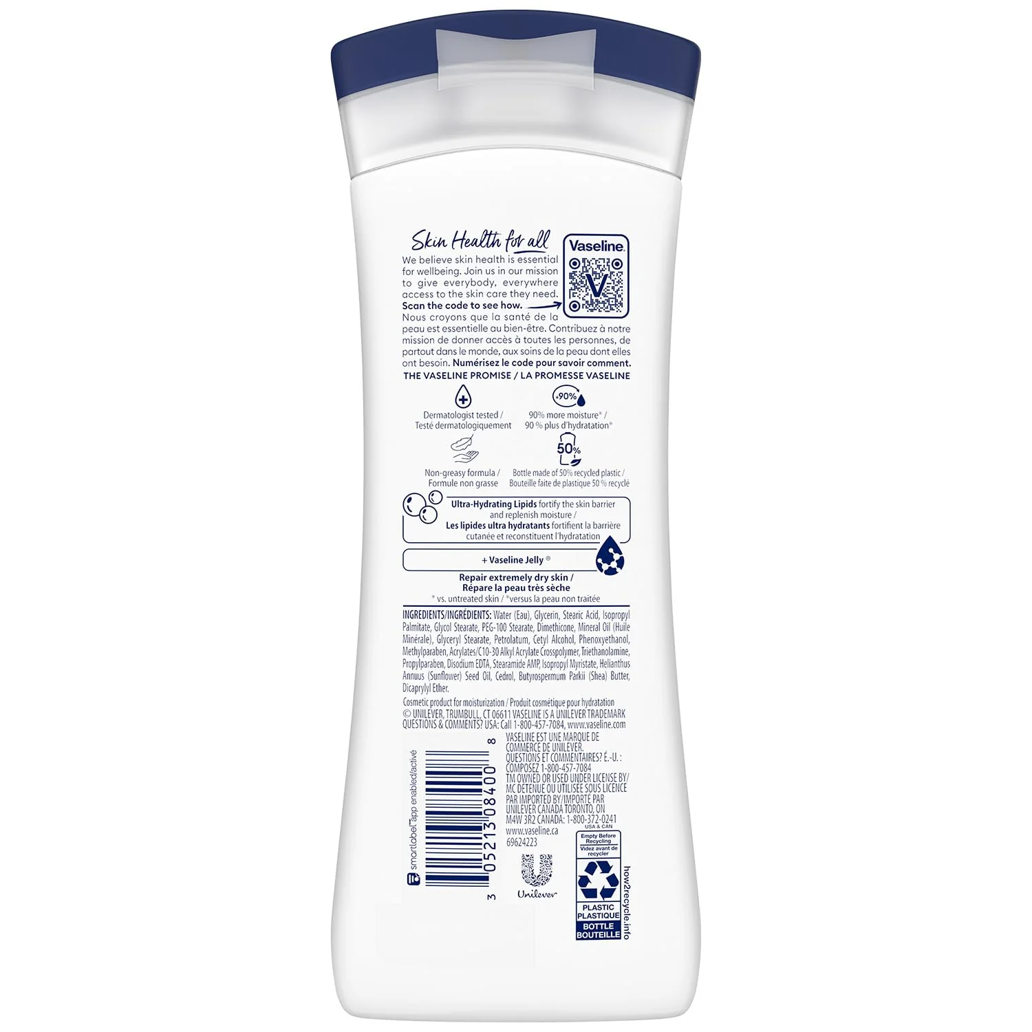 Vaseline Intensive Care Lotion, Unscented, Advanced Repair 2-Pack – Non-Greasy Moisturizer for Extremely Dry Skin, 10 Oz Ea - Image 6