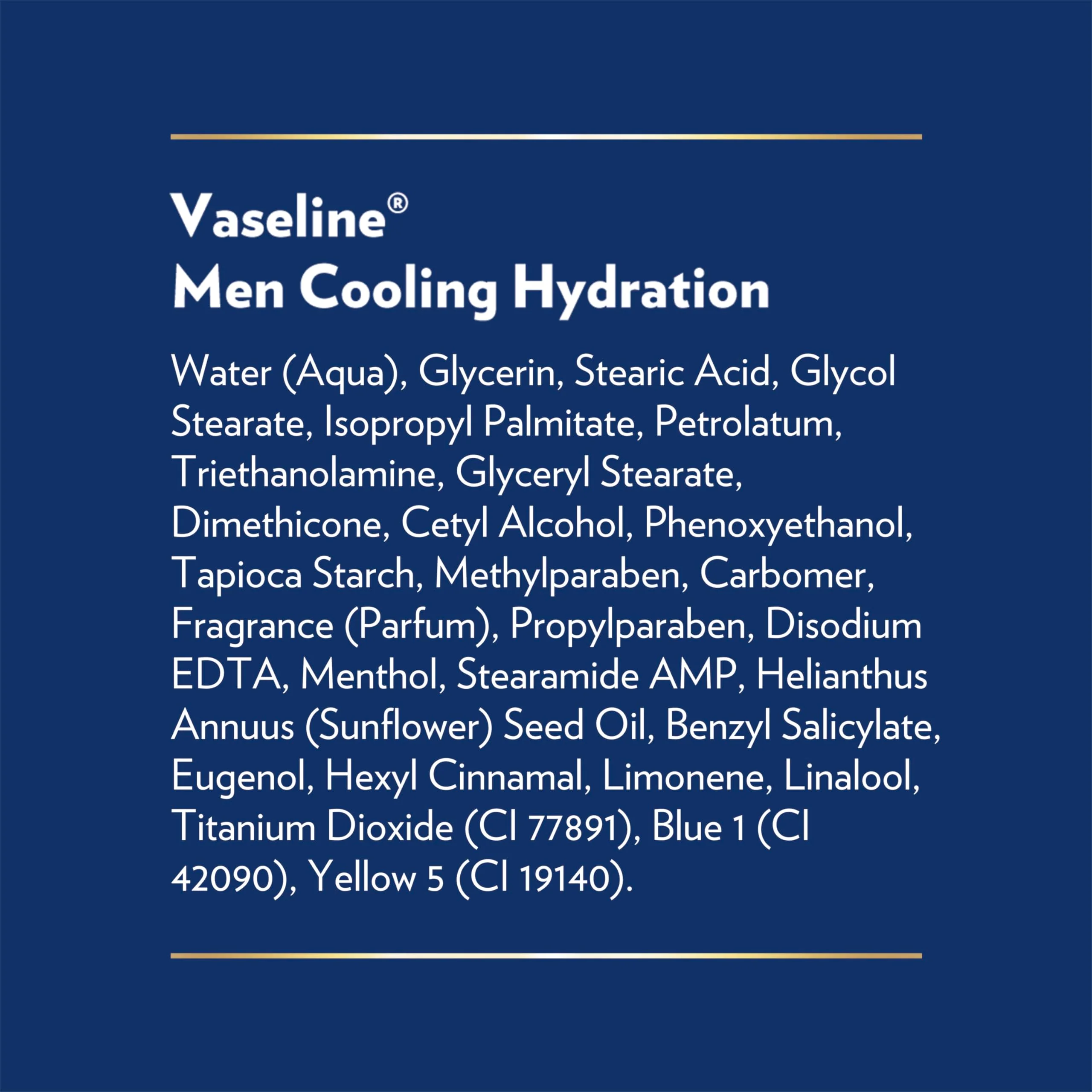 Vaseline Men Cooling Hydration 3-in-1 4 Pack for Dry Skin Face, Hands & Body Lotion for Men with Menthol & Ultra-Hydrating Lipids 20.3 oz - Image 3