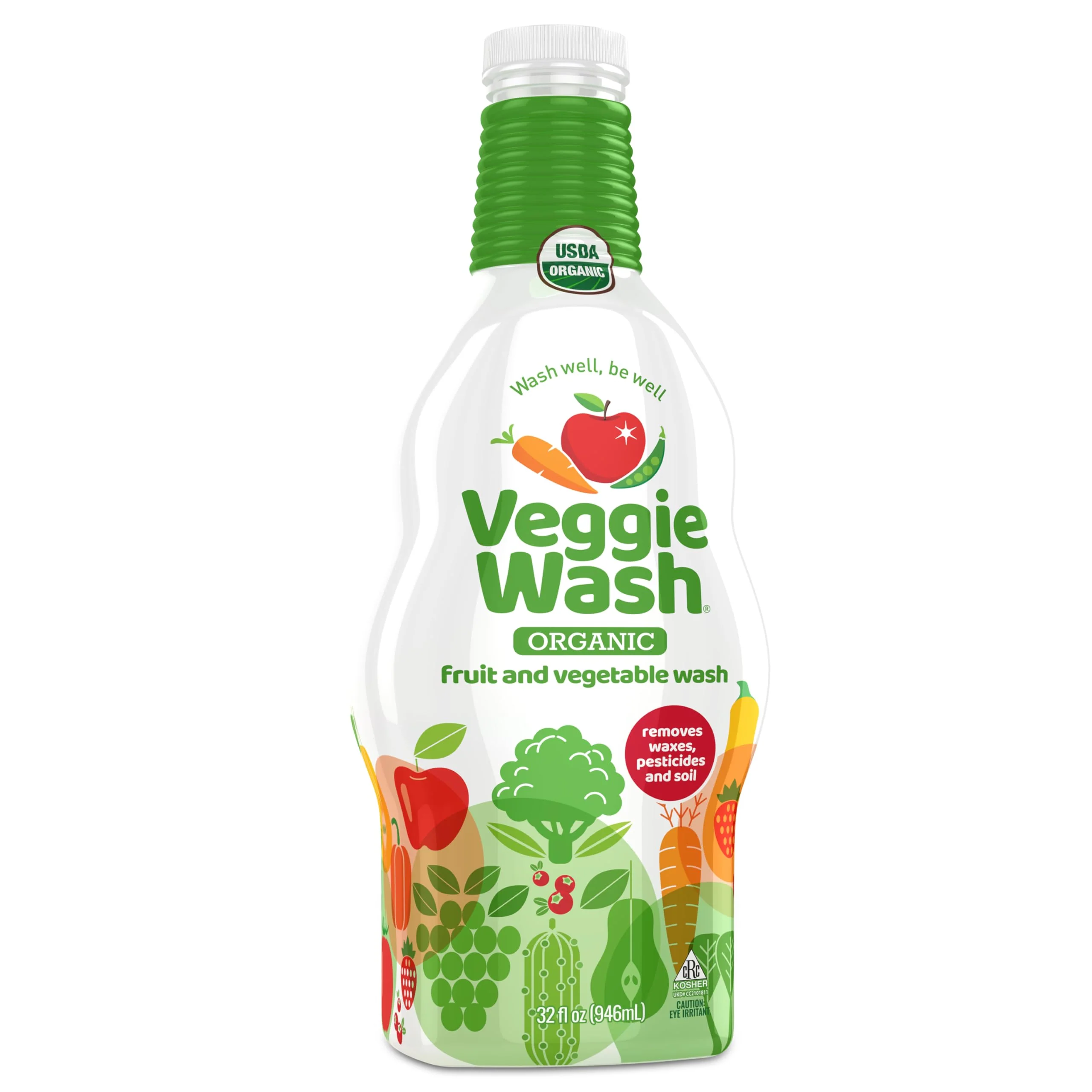 Veggie Wash Organic Fruit and Vegetable Wash Refill, Certified Organic, Ideal for Cleaning Produce, 32 Fluid Ounce, Pack of 2 - Image 7
