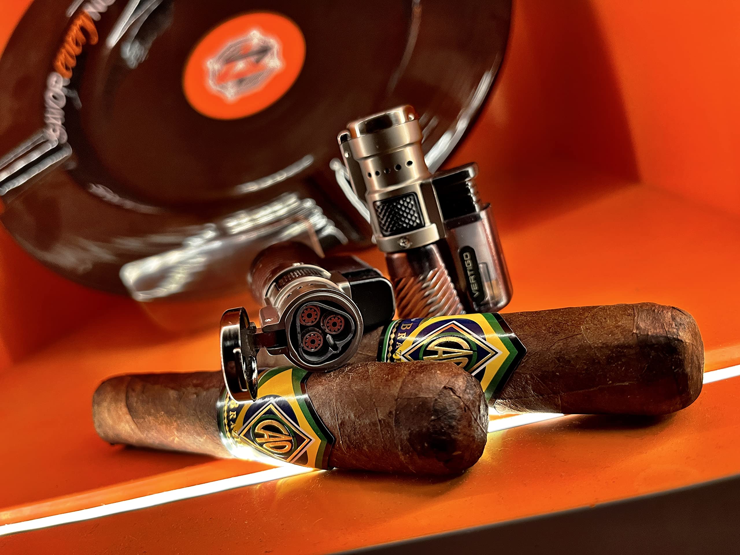 Vertigo by Lotus Cyclone Triple Torch Cigar Lighter Charcoal 3 Pack (Does Not Include Butane) - Image 6