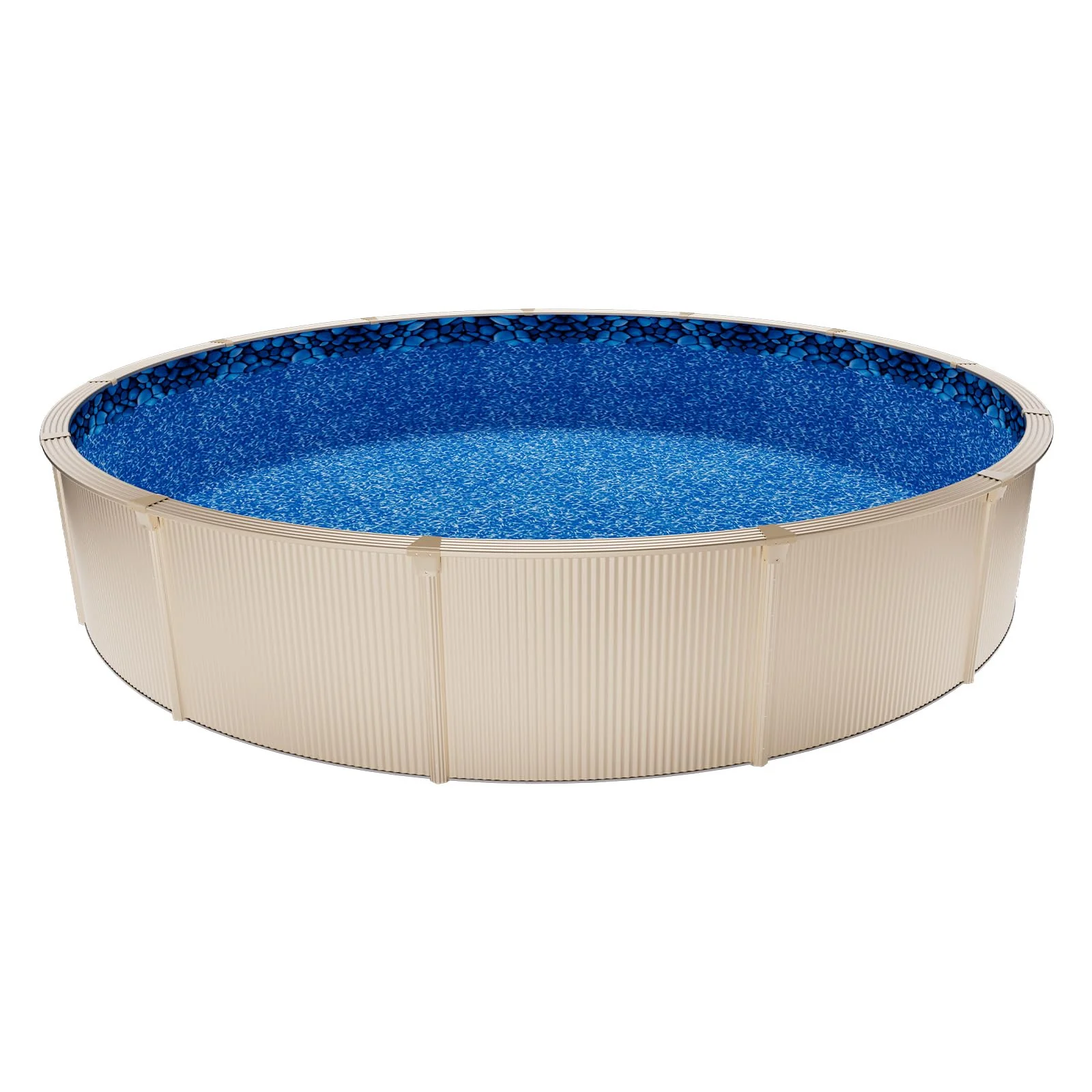 VEVOR 24-ft Round Above Ground Pool Liner, Unibead Pool Liners, Upgraded Thickened Gauge, 52inch Wall Height, Designed for Steel Sided Above-Ground Swimming Pools - Image 2