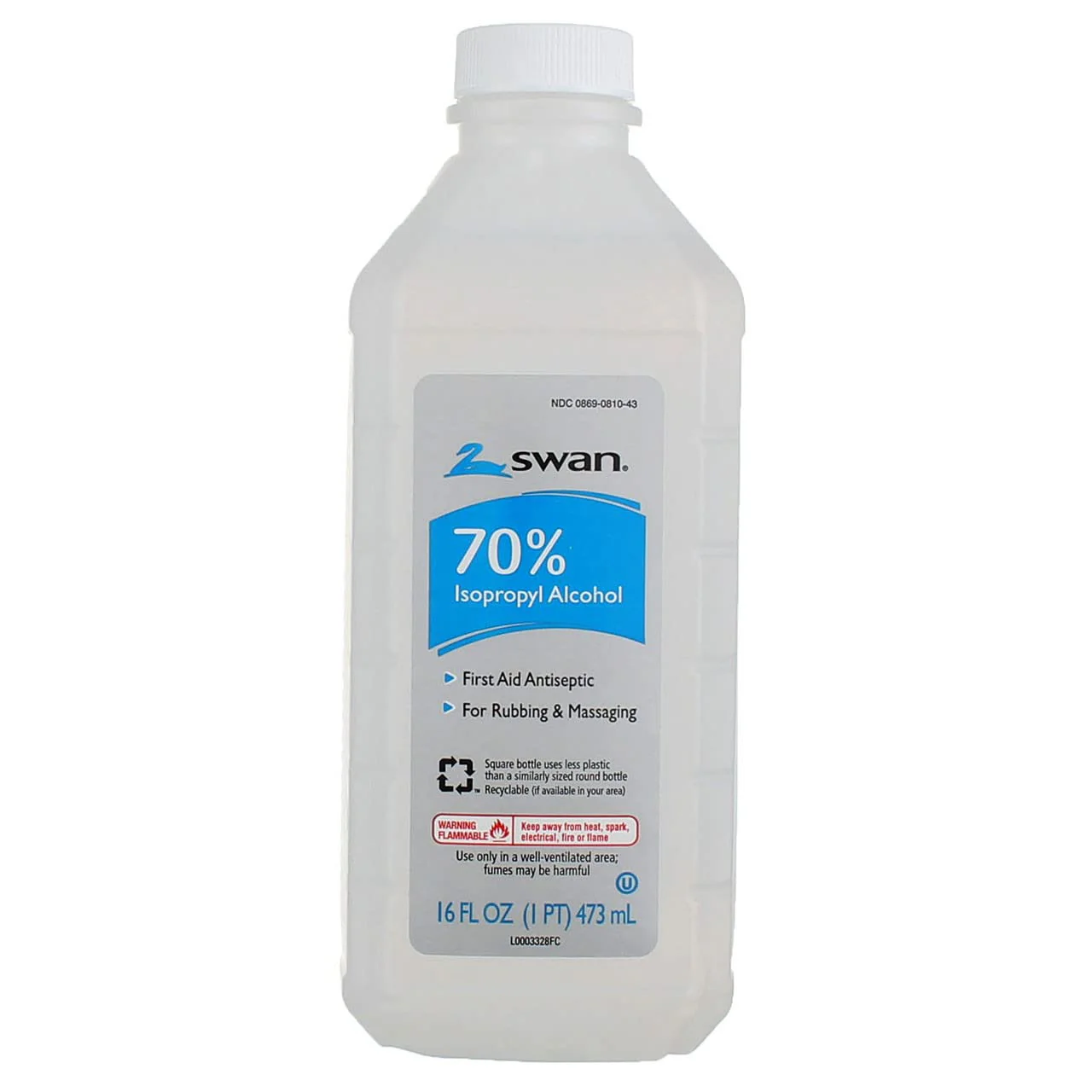 Vi-Jon Swan Isoprophyl Alcohol, 70% 16 Fl Oz - Image 2