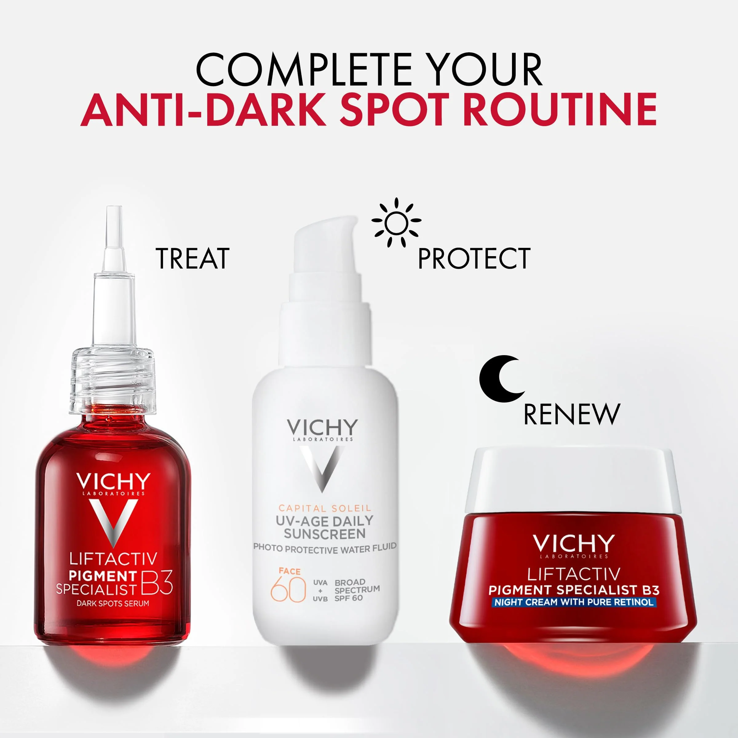 Vichy LiftActiv B3 Serum, 8% Niacinamide + Melasyl + Glycolic Acid, Anti-Aging Dark Spot Corrector for Uneven Skin Tone, Lightweight Face Serum for Women & Men, Non-Sticky - Image 4
