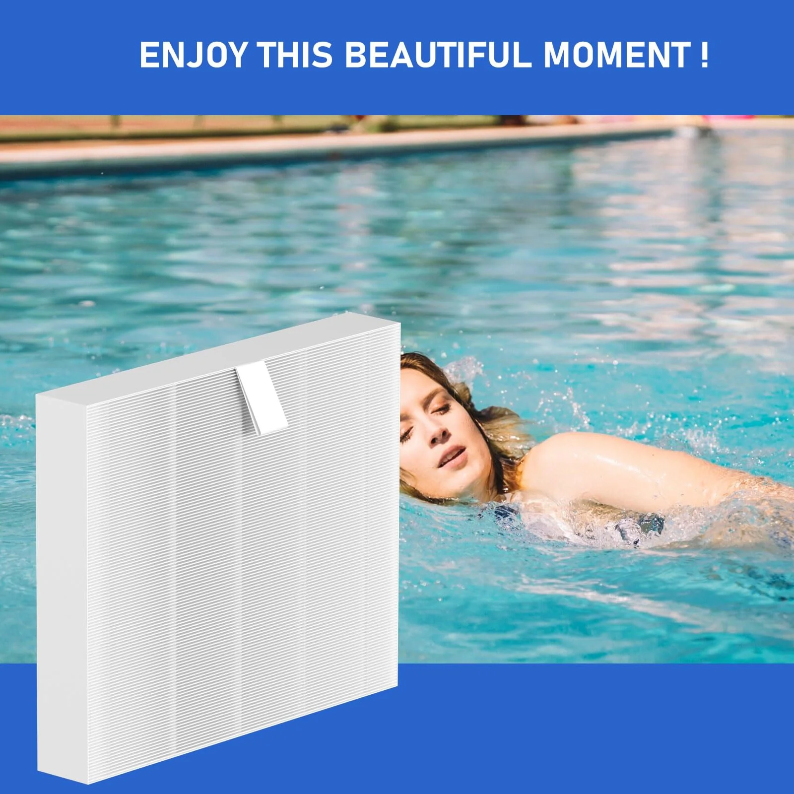 Vickmons 10-00814 Hot Tub Spa Flat Filters Compatible with Bullfrog M Series M6 M7 M8 M9, Swim Series S150 S180XD S200 and A Series A5 A6 A7 A8 A9 (2023 to Present), 6-Pack - Image 2