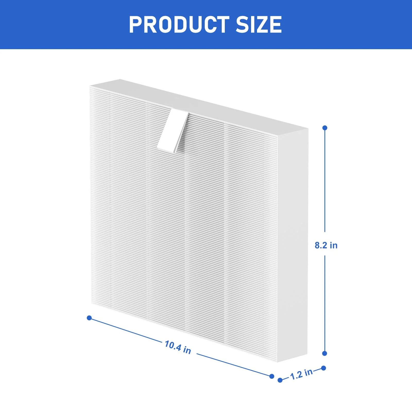 Vickmons 10-00814 Hot Tub Spa Flat Filters Compatible with Bullfrog M Series M6 M7 M8 M9, Swim Series S150 S180XD S200 and A Series A5 A6 A7 A8 A9 (2023 to Present), Pack of 4 - Image 3